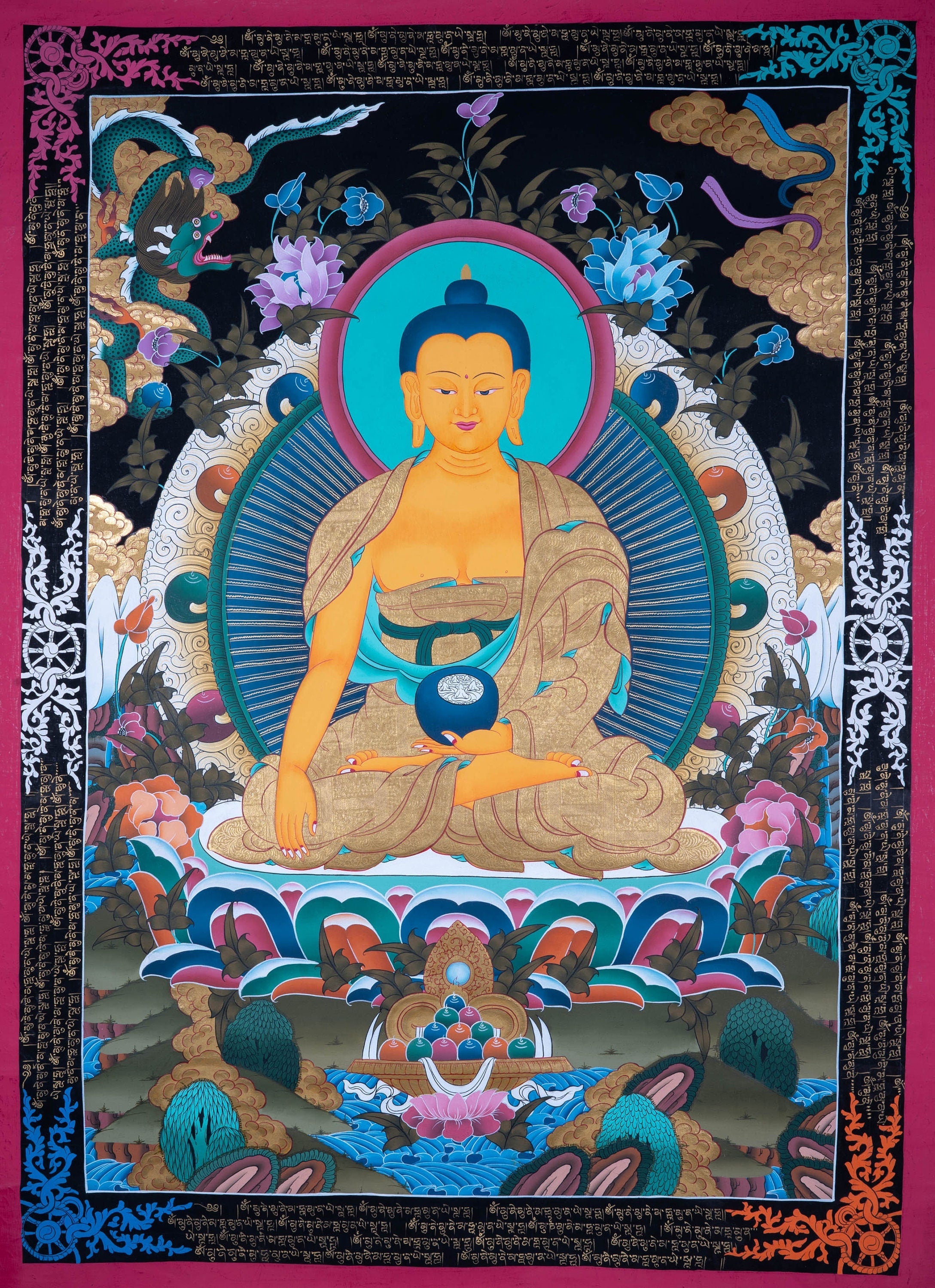 Shakyamuni Buddha - Lucky Thanka
