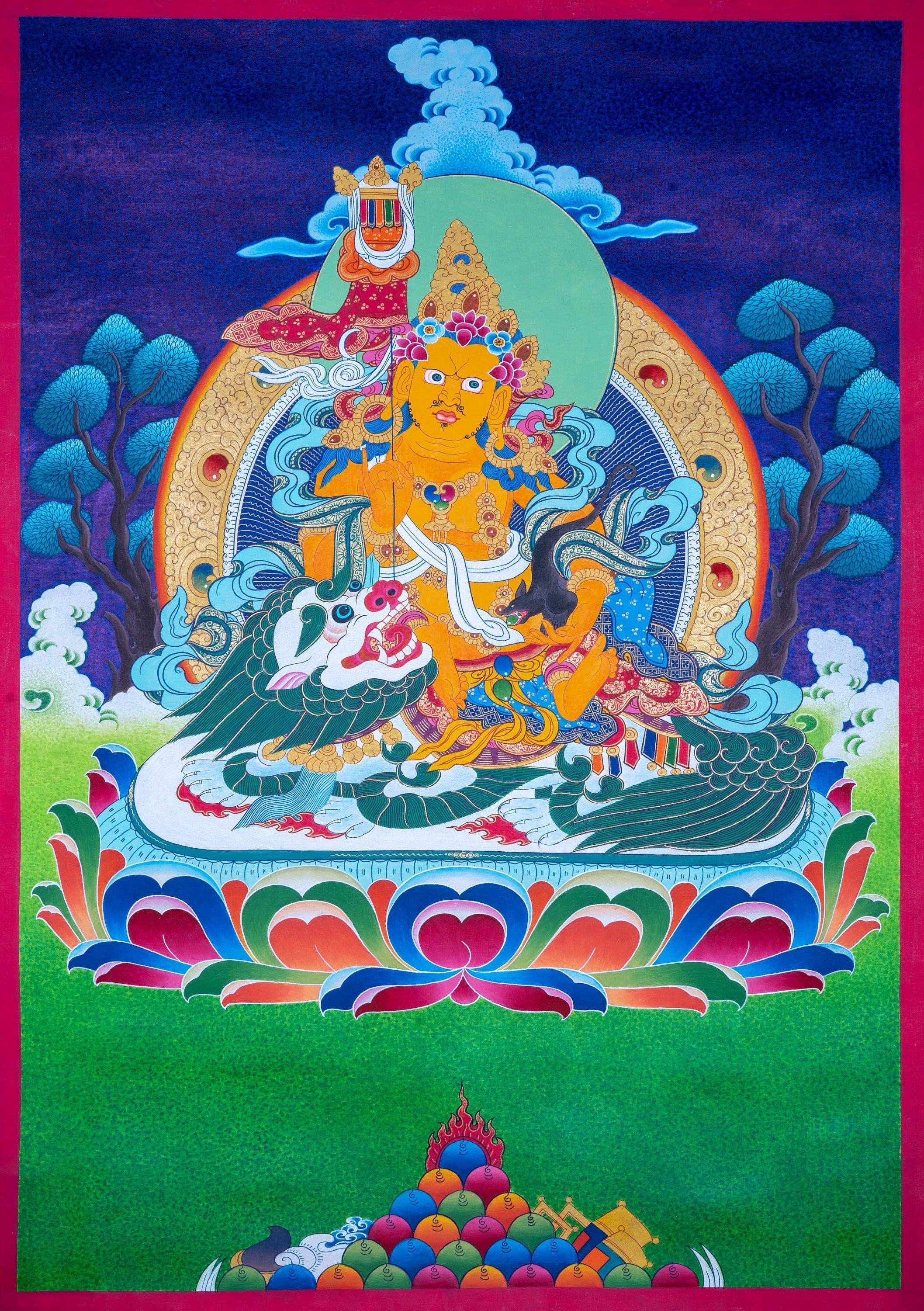 Zambala or Kuber - Lucky Thanka