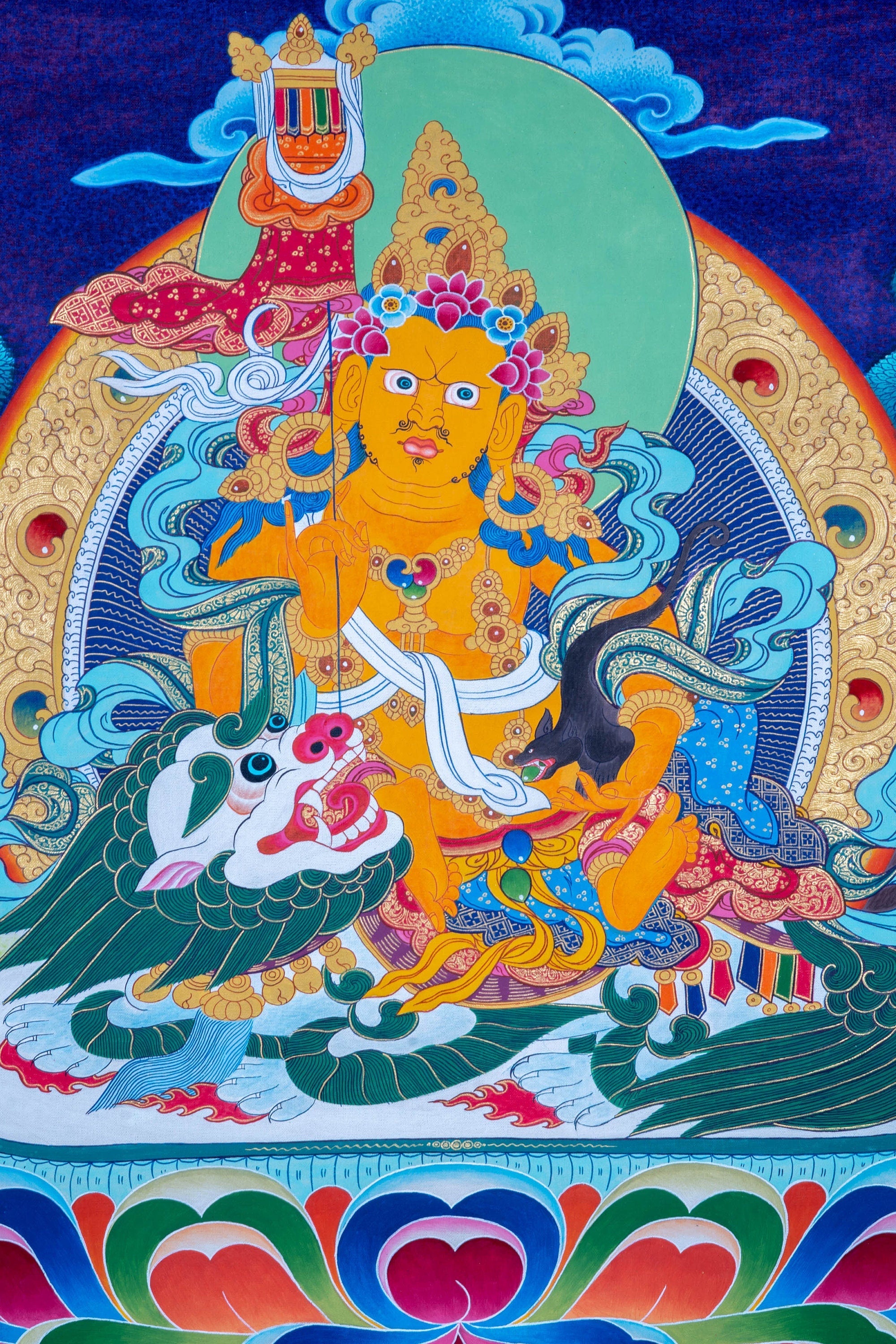 Zambala or Kuber - Lucky Thanka