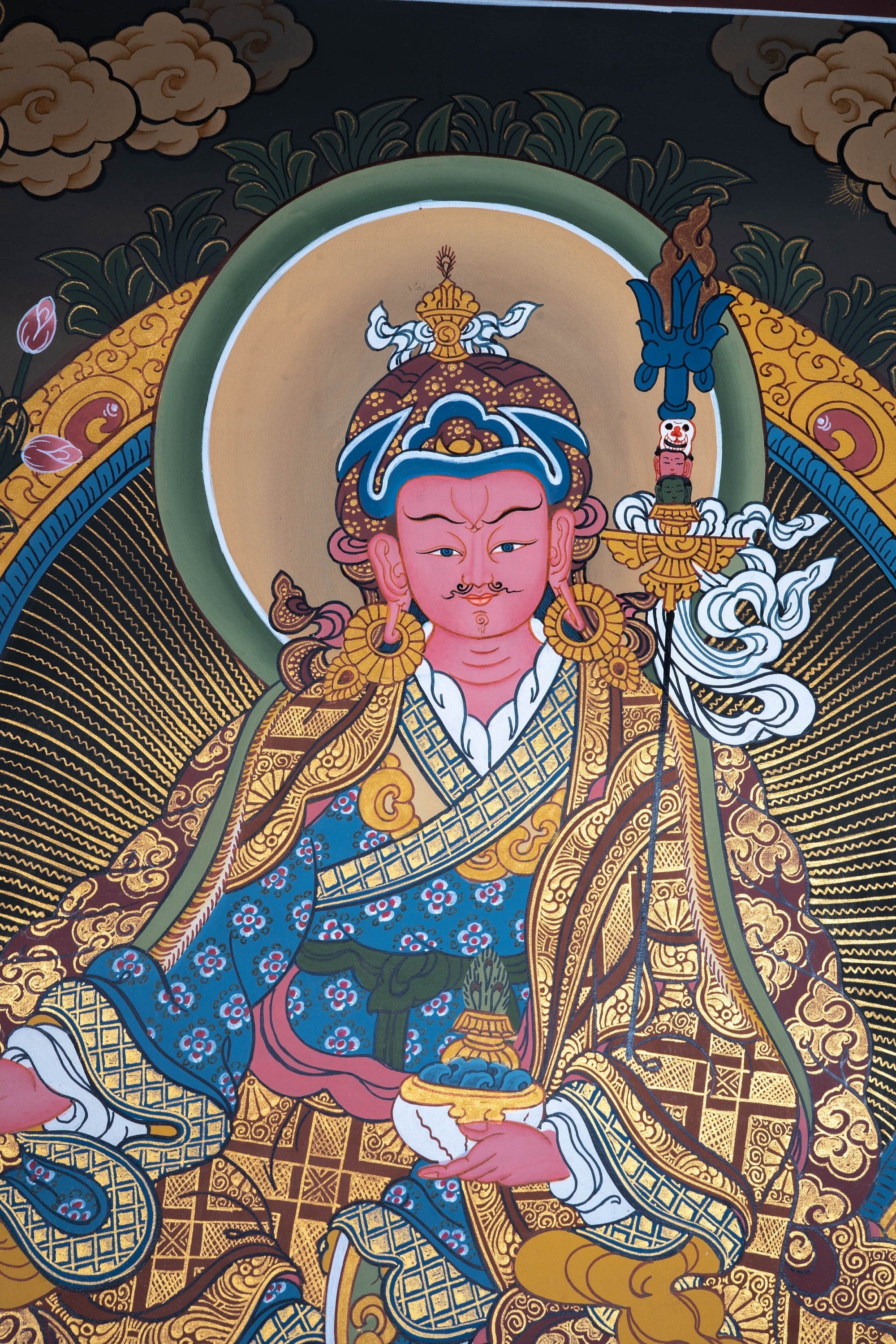 Padmasambhava Thangka Painting - Lucky Thanka