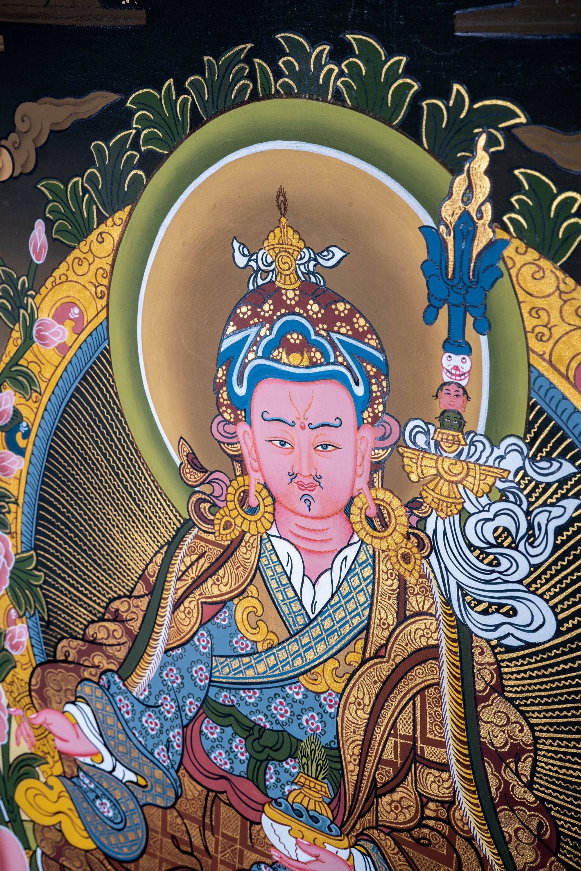 Padmasambhava Thangka Painting - Lucky Thanka
