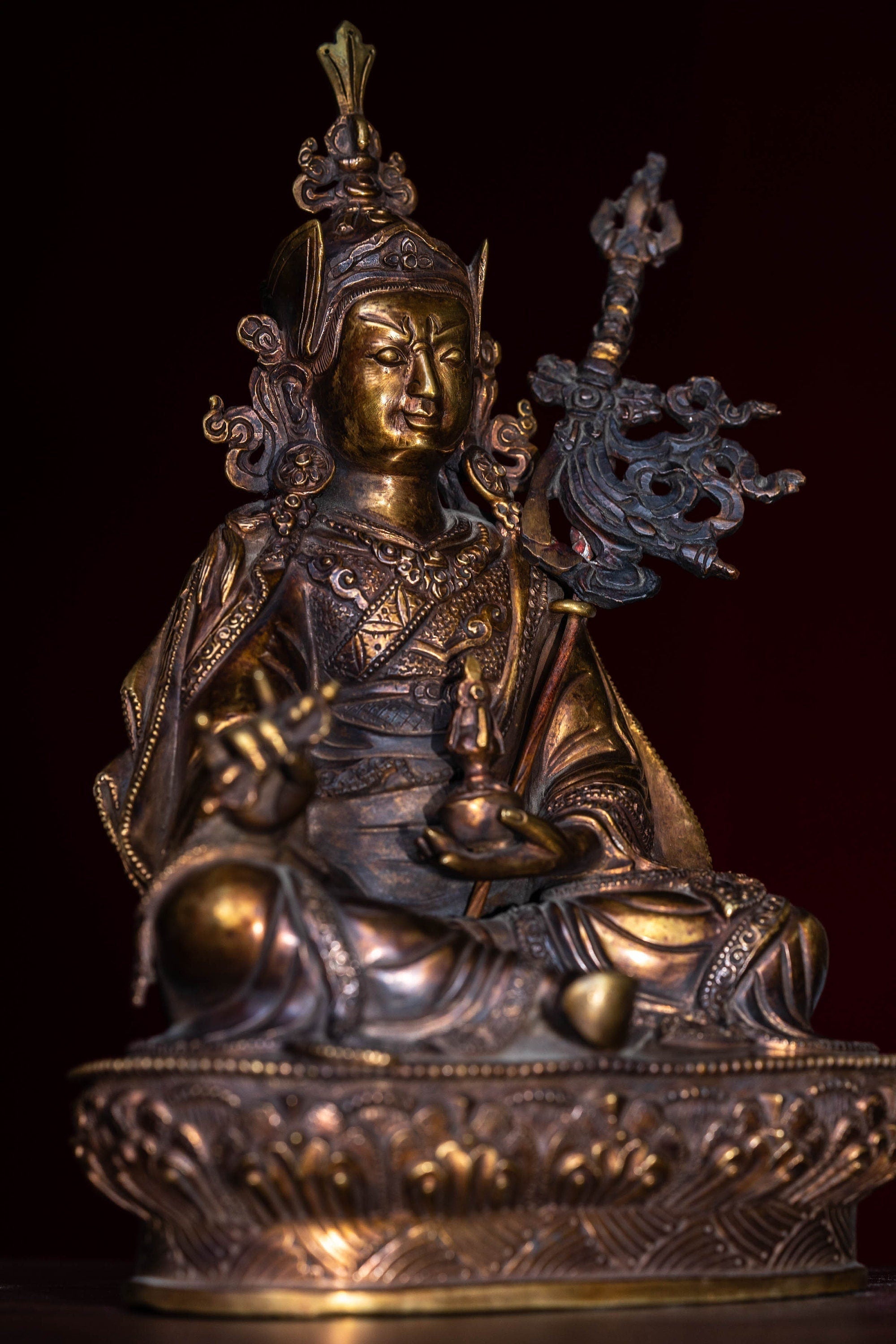 Guru Padmasambhava Statue - Lucky Thanka