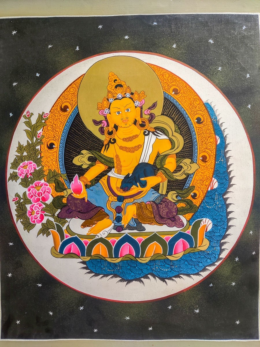 Phul Kuber Thangka Painting - Lucky Thanka