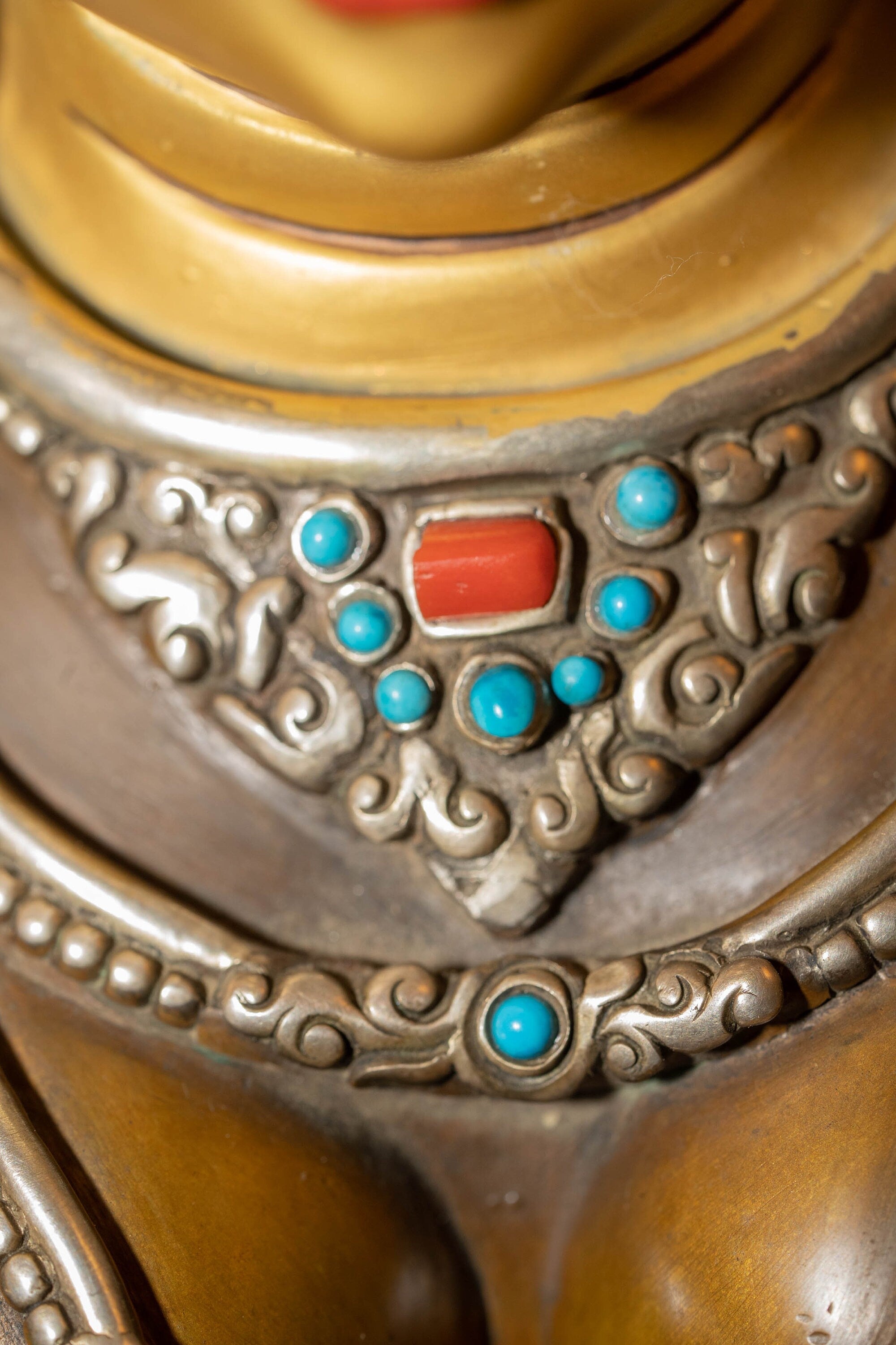 White Tara Silver Plated Statue - Lucky Thanka