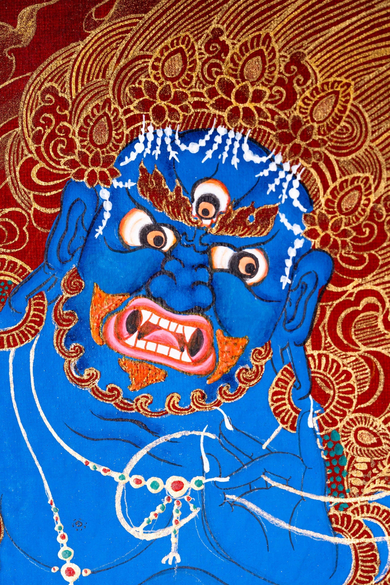Bajrapani Thangka Painting - Lucky Thanka