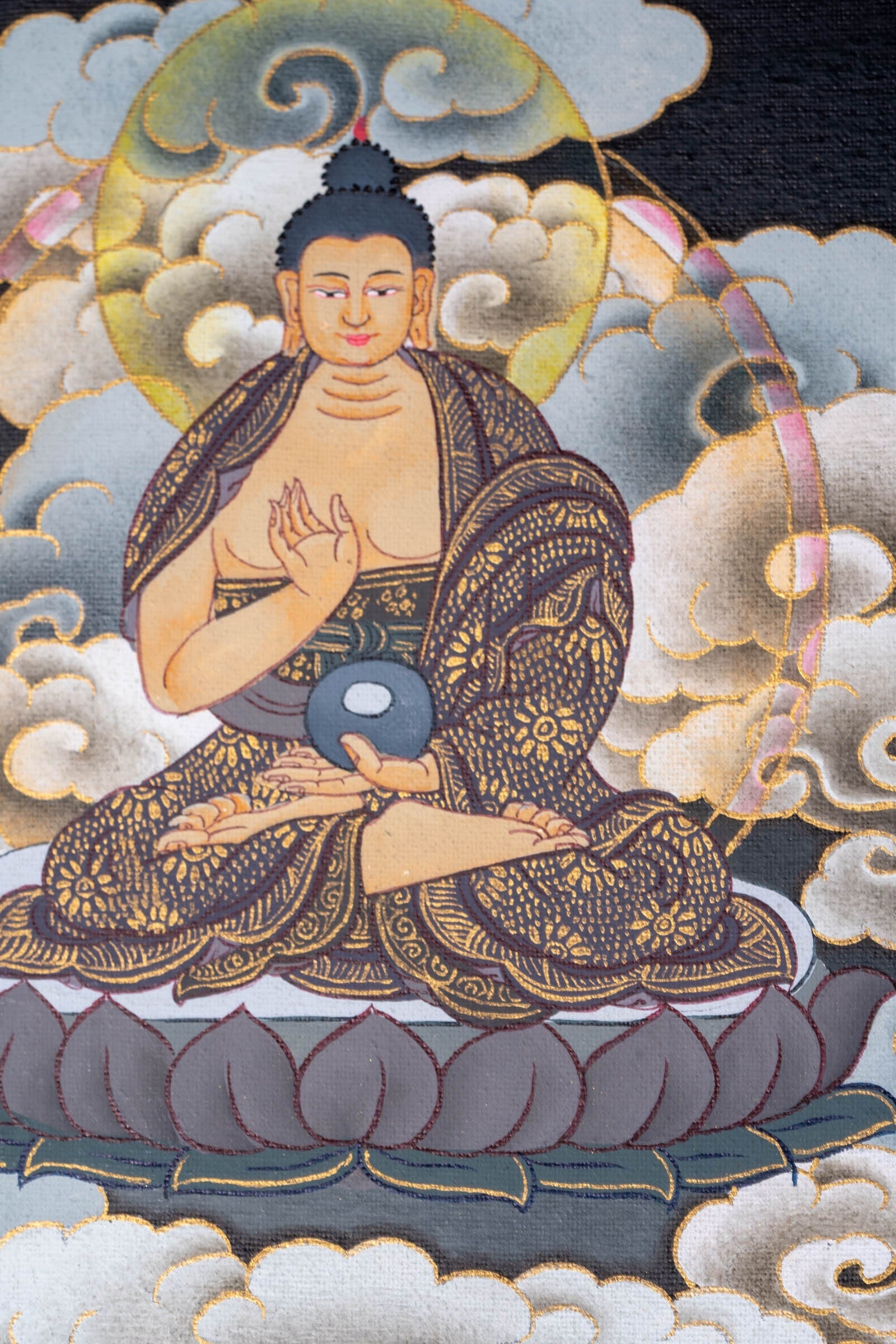 Shakyamuni Buddha thangka painting - Lucky Thanka