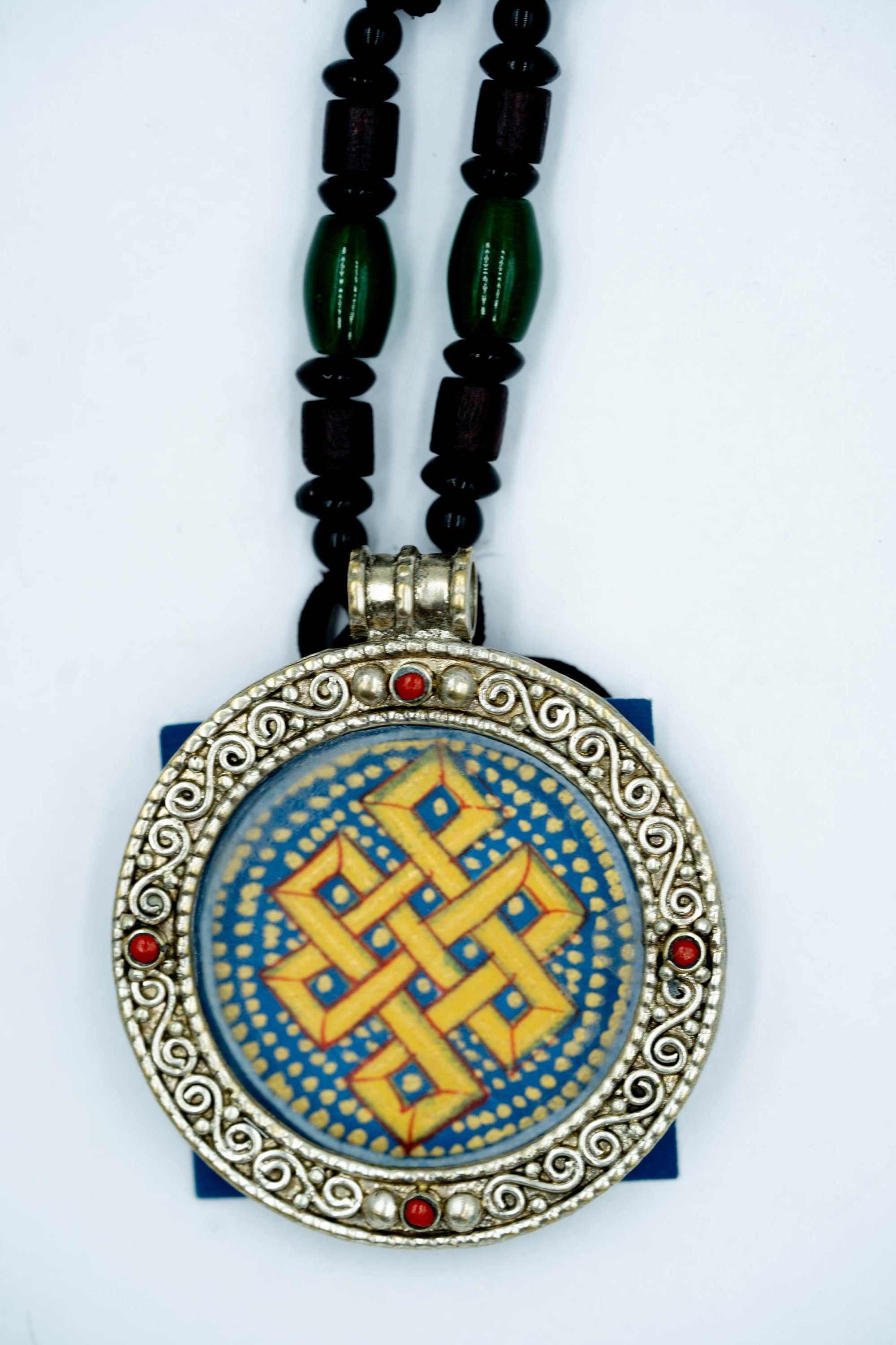 Endless Knot Mandala Ghau Thangka - Lucky Thanka