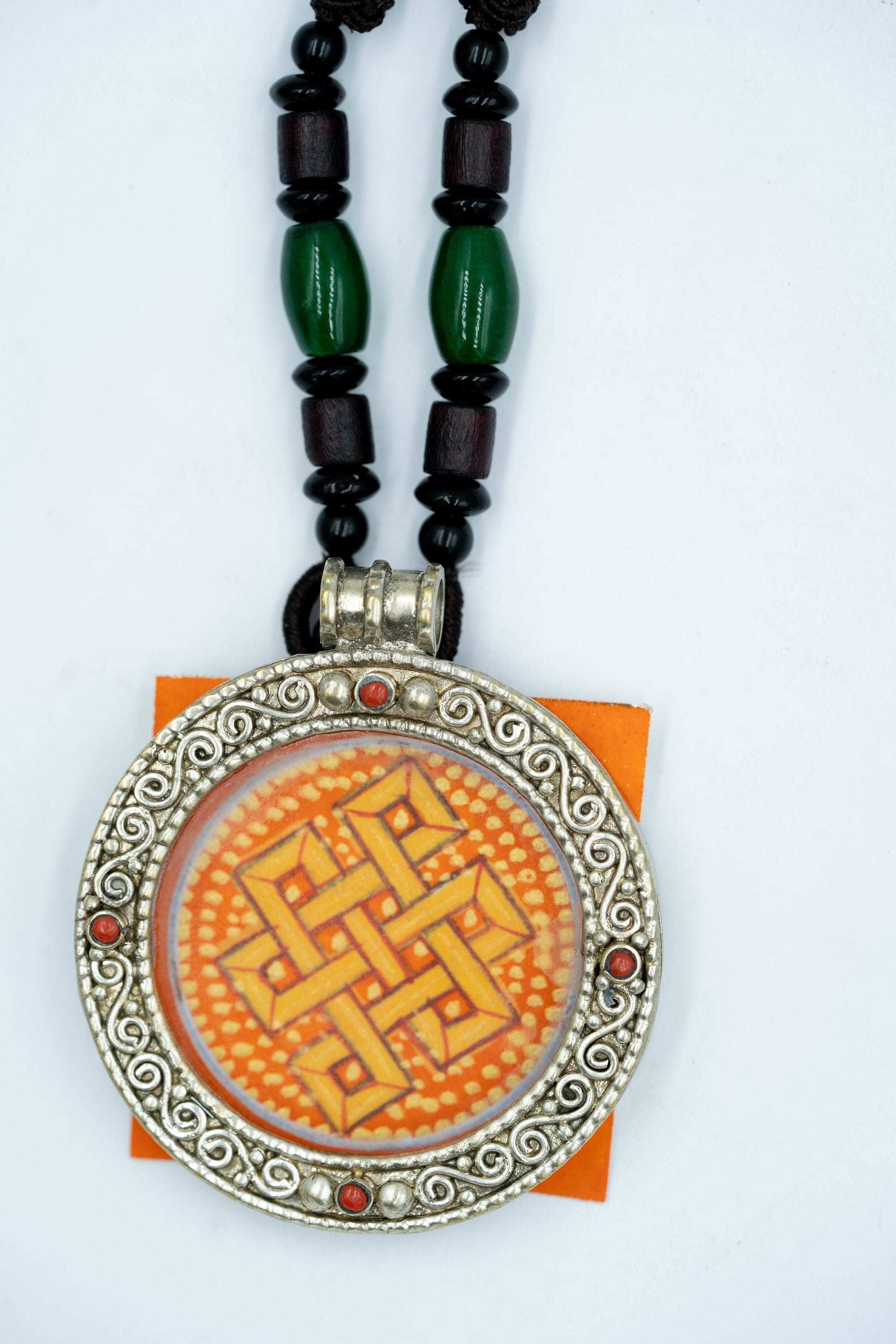 Endless Knot Mandala Ghau Thangka - Lucky Thanka