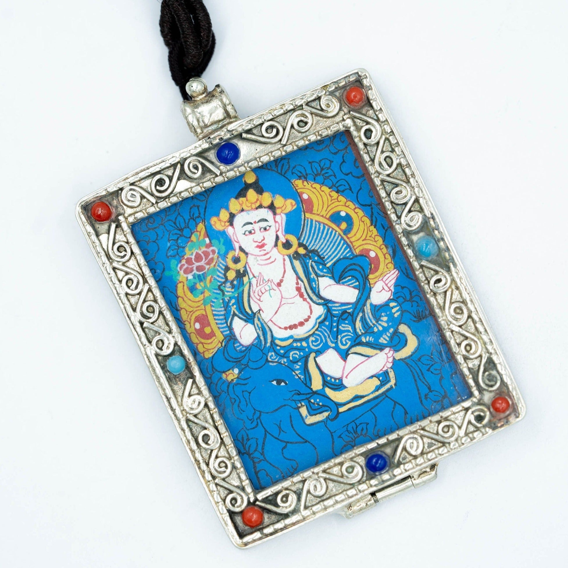 Tara on Elephant Ghau Thangka - Lucky Thanka