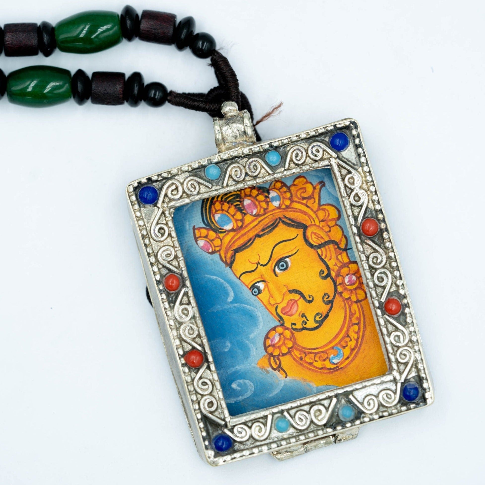 Zambala Deity Ghau Thangka - Lucky Thanka