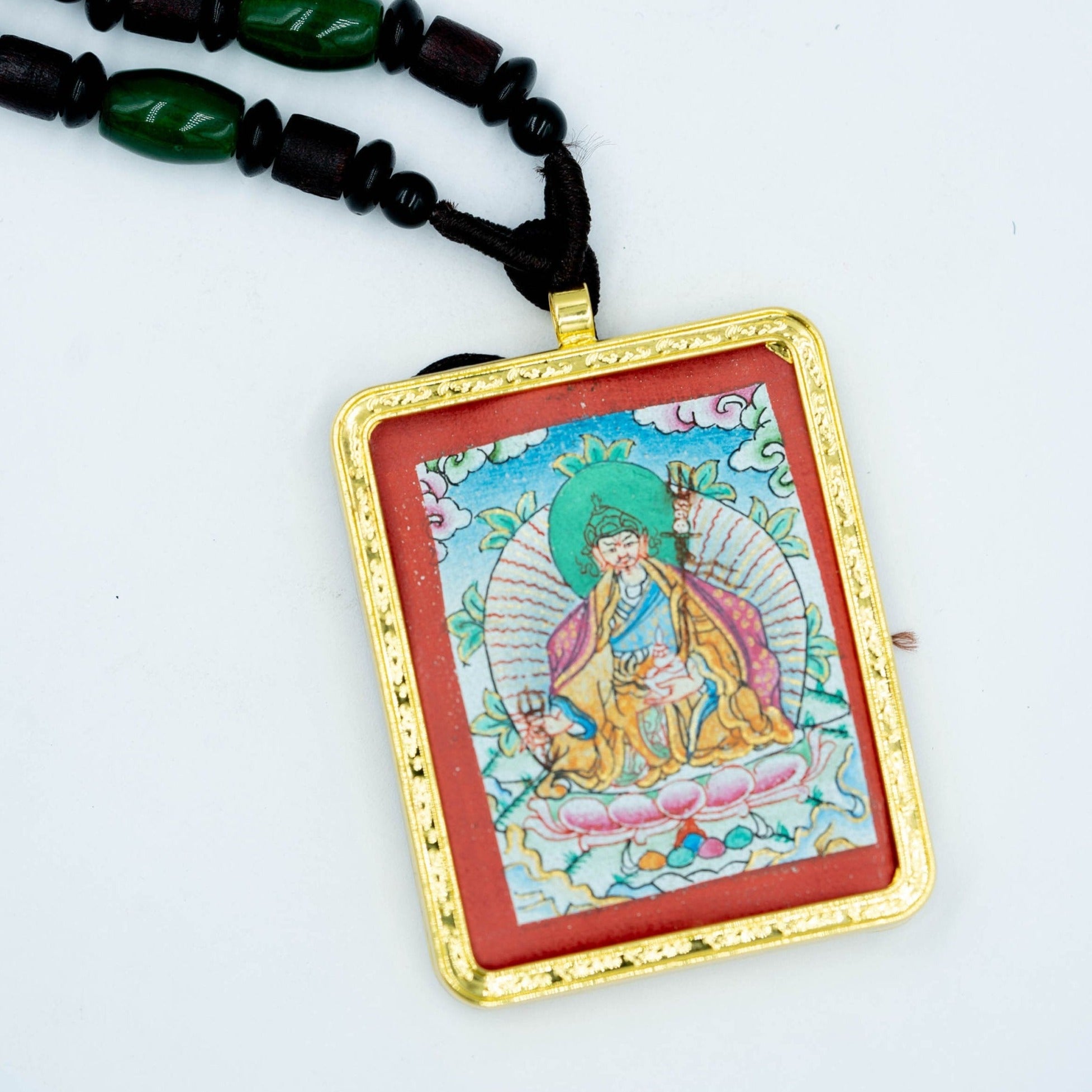Guru Rinpoche Locket Thangka - Lucky Thanka
