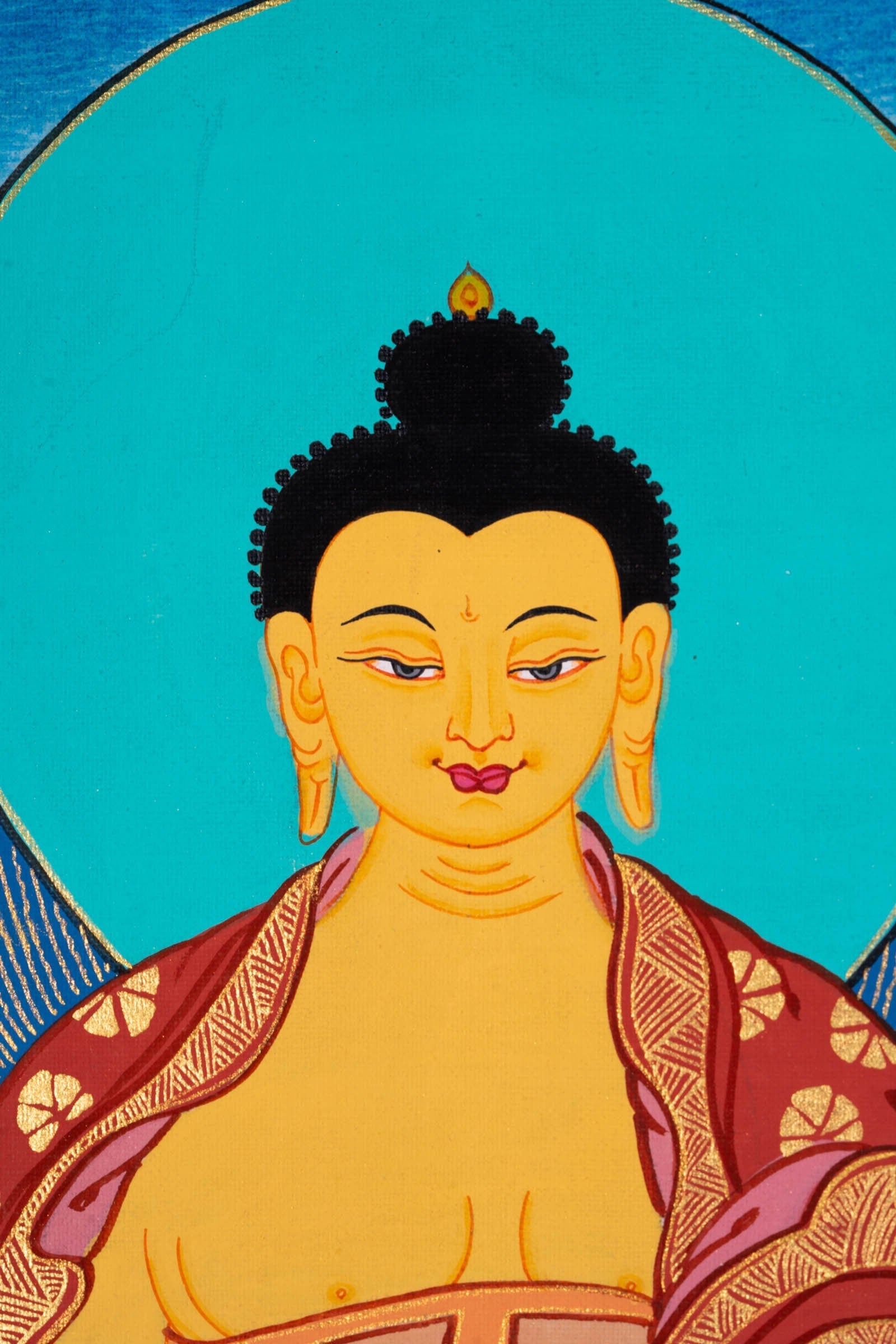 Shakyamuni Buddha Thangka Painting - Lucky Thanka
