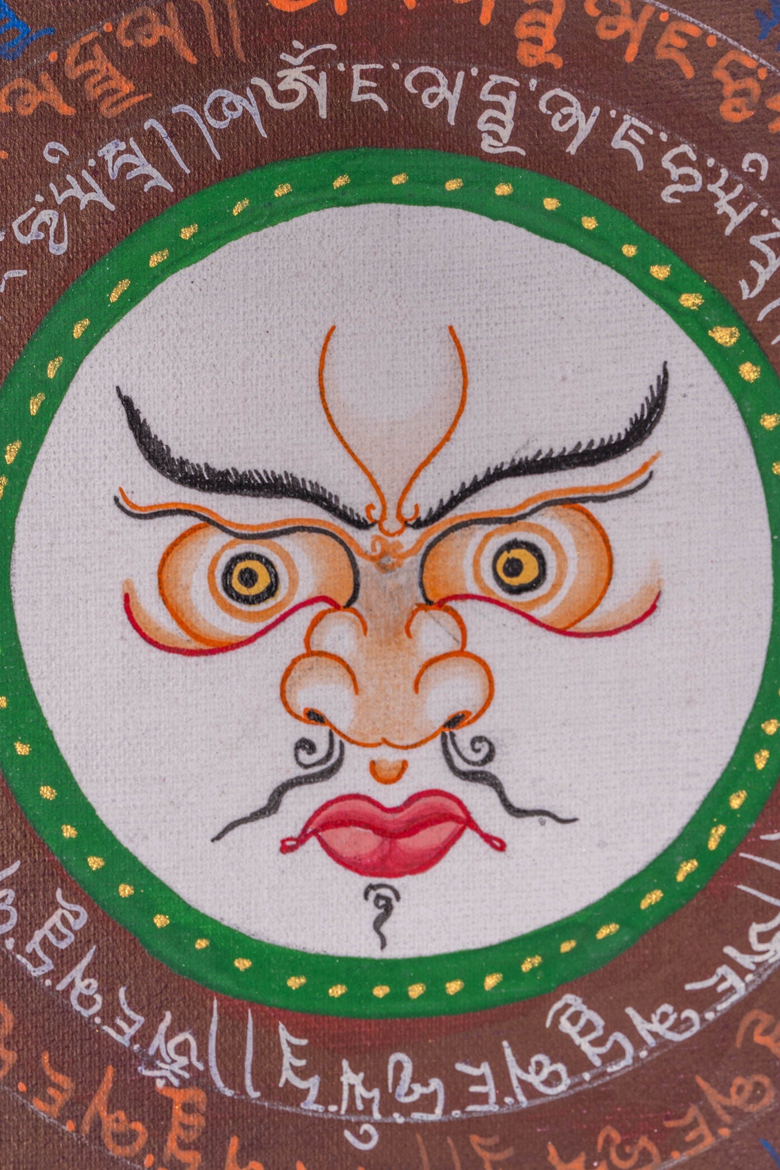 Buddha Eye Mantra Mandala Thangka Painting - Lucky Thanka