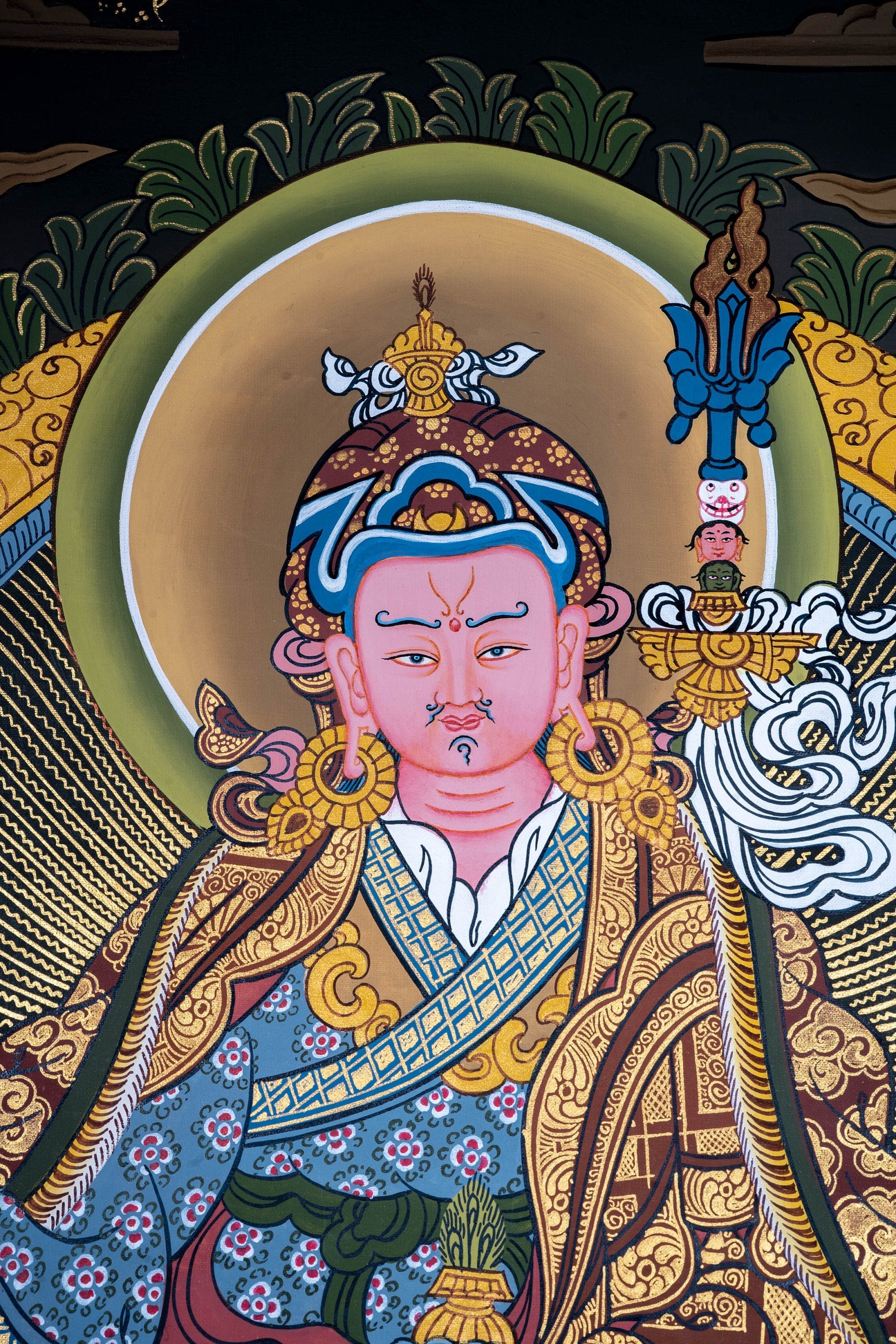 Padmasambhava Thangka Painting - Lucky Thanka