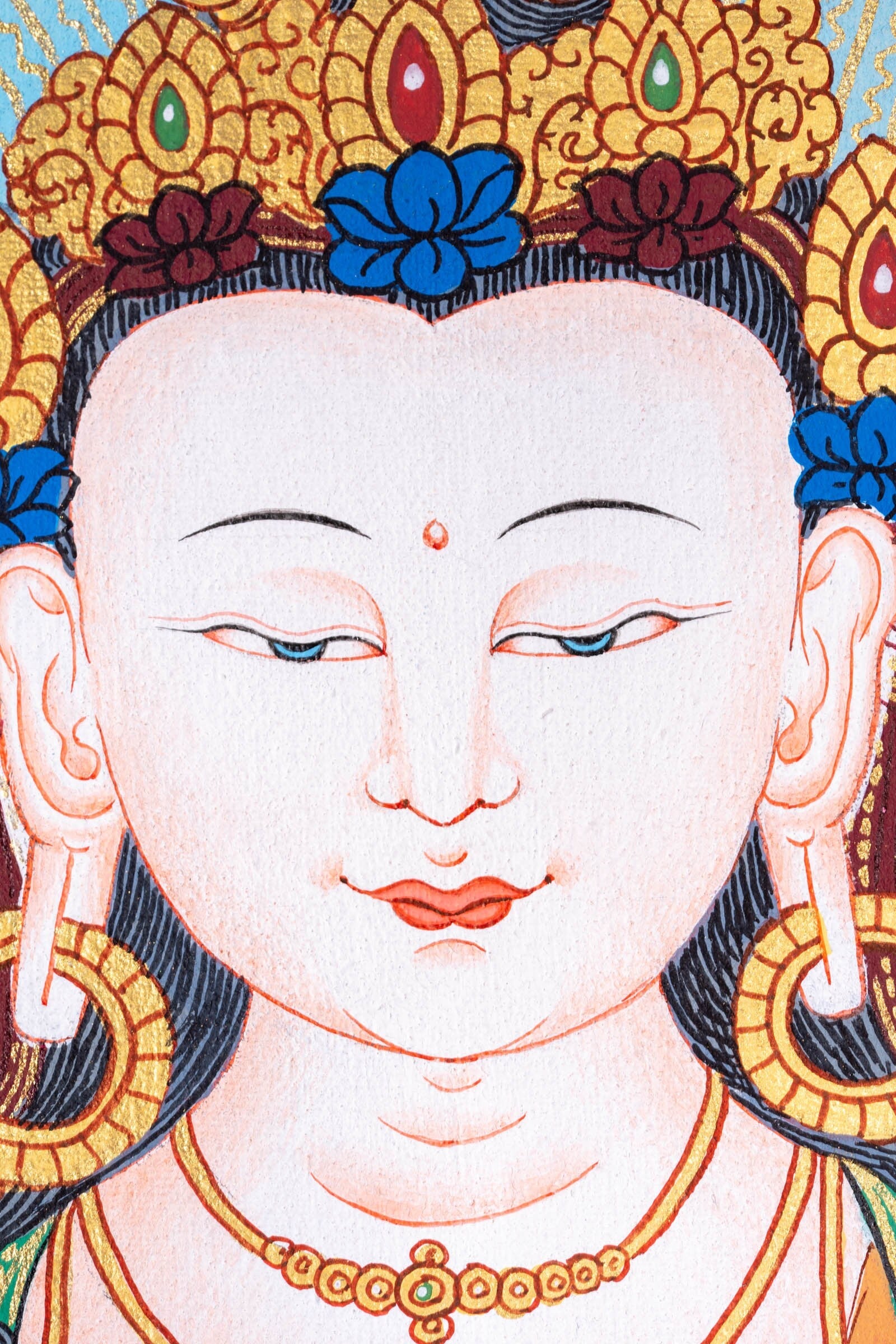 Chengresi Thangka Painting - Lucky Thanka