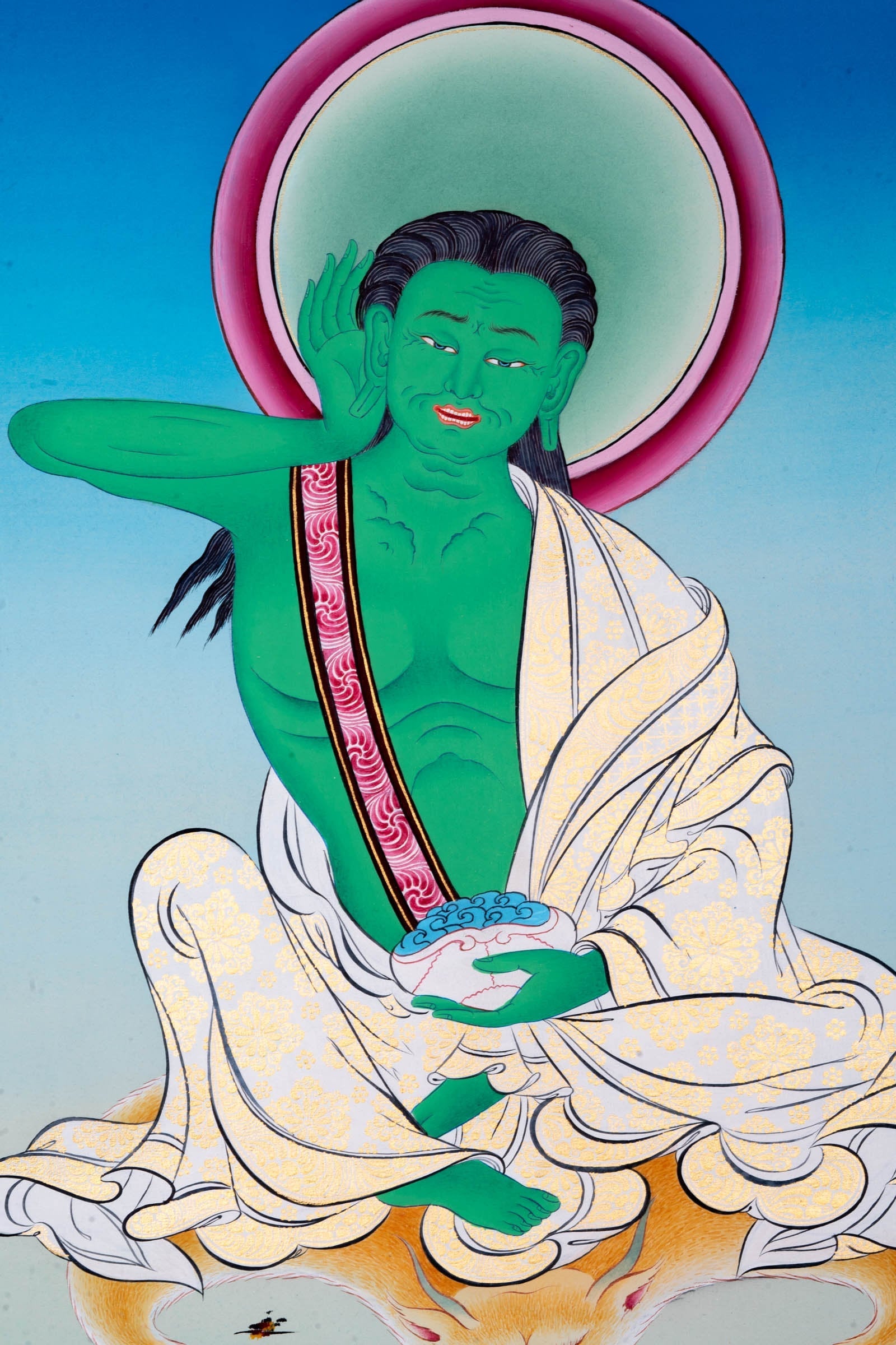 Milarepa Thangka Painting - Lucky Thanka