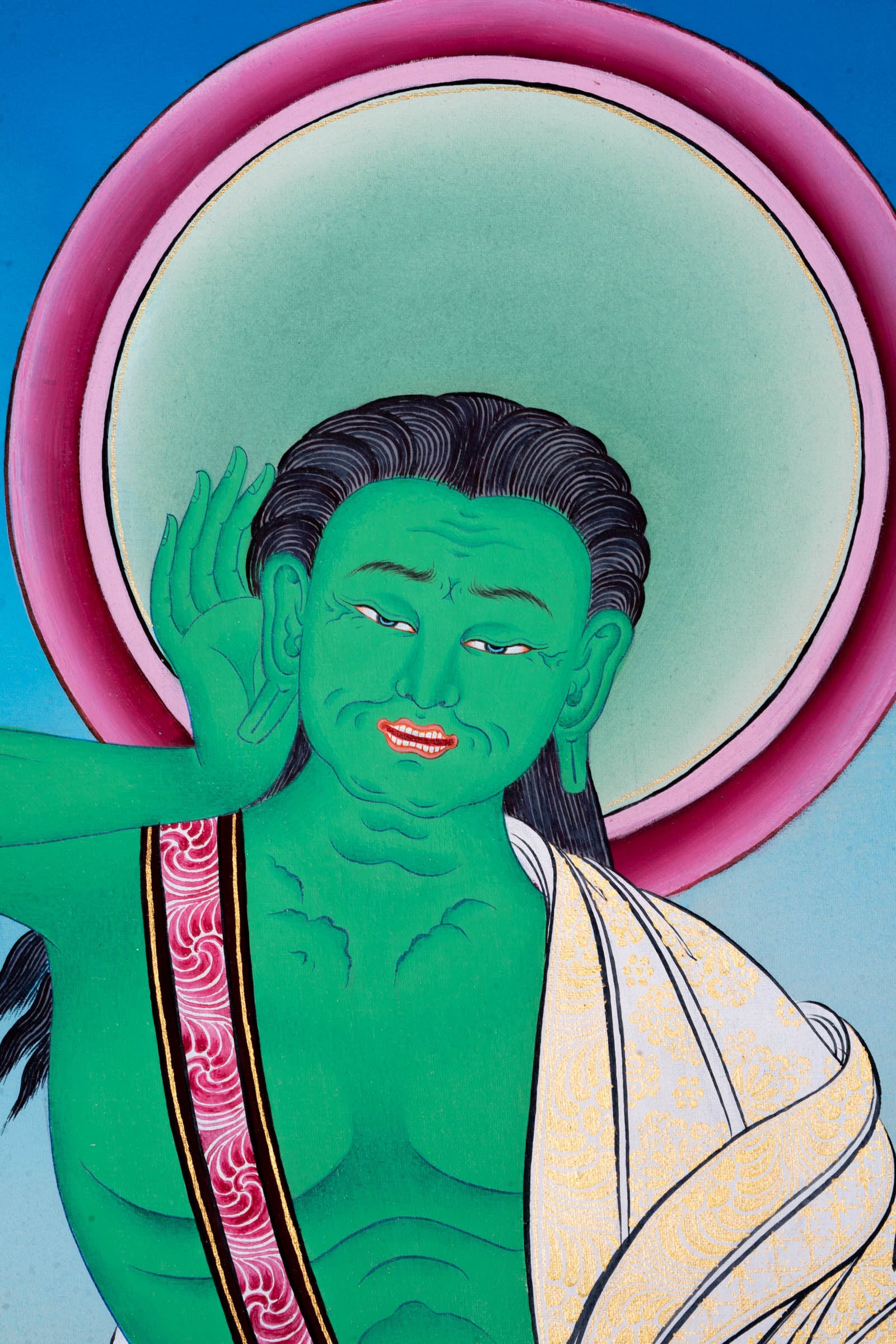 Milarepa Thangka Painting - Lucky Thanka