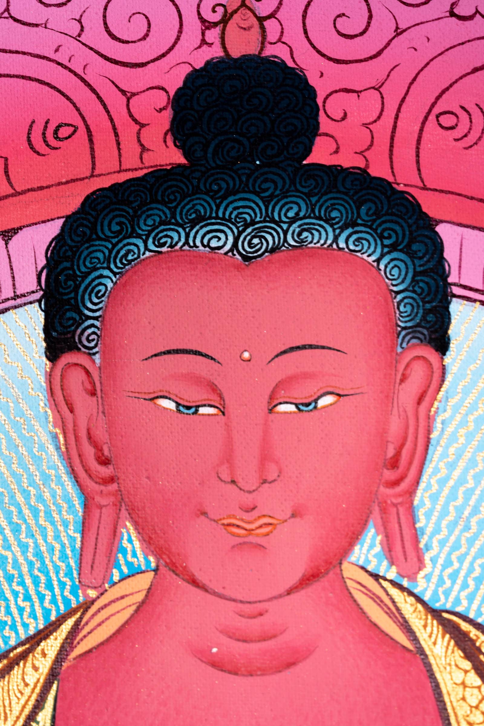 Amitabha Buddha Thangka Painting - Lucky Thanka