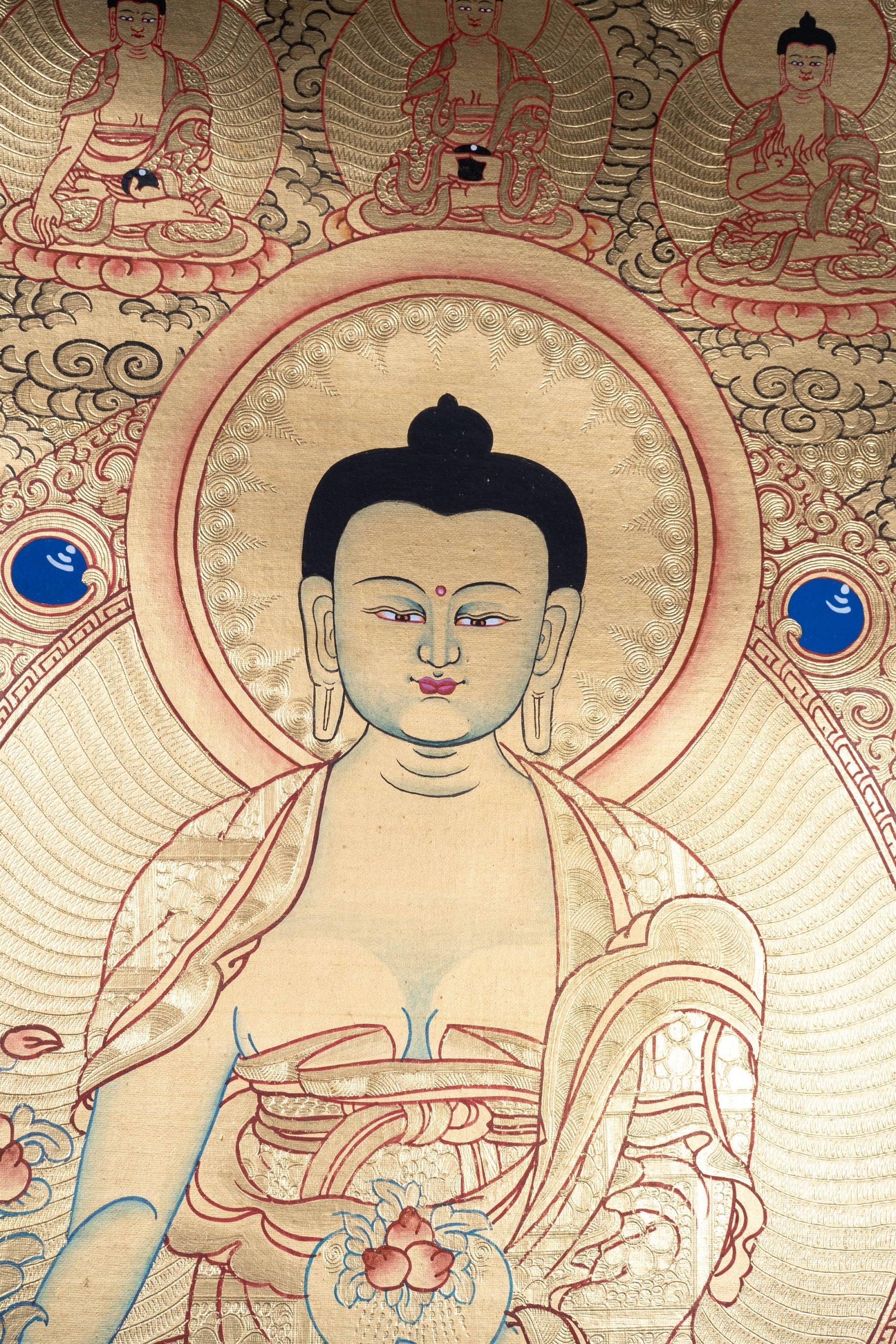 Medicine Buddha Lyap Thangka - Lucky Thanka