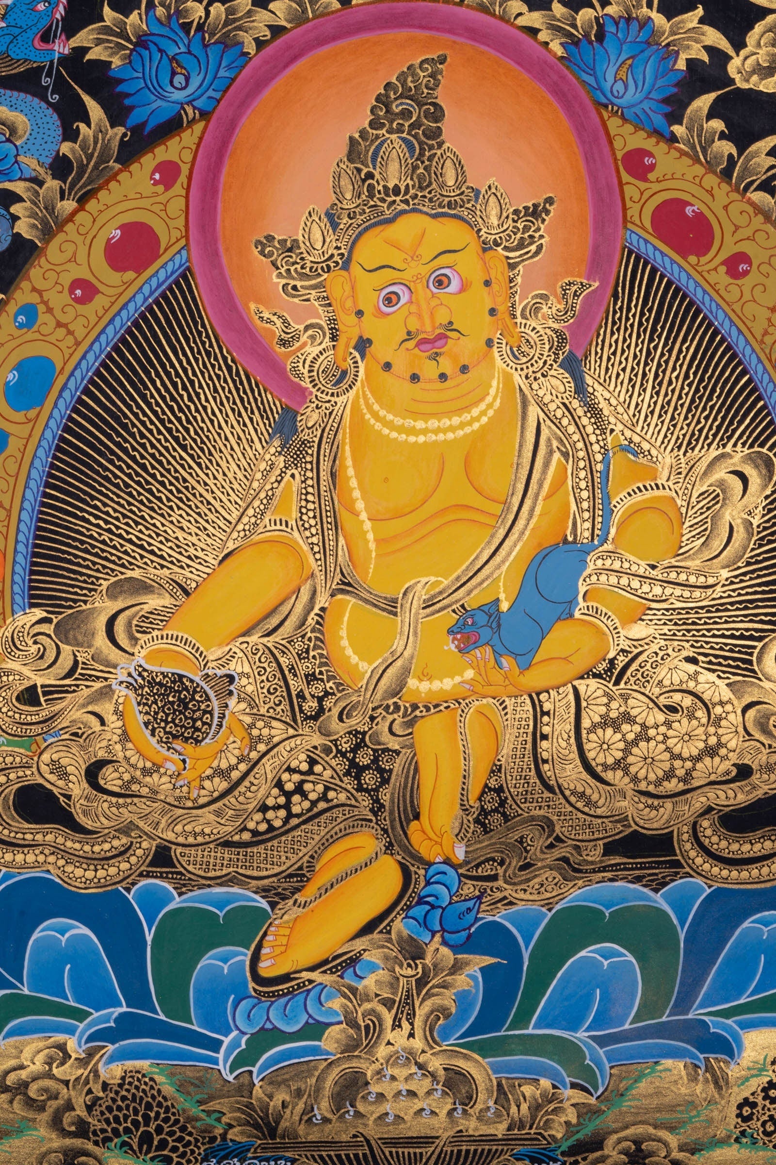 Zambala Thangka Art - Lucky Thanka