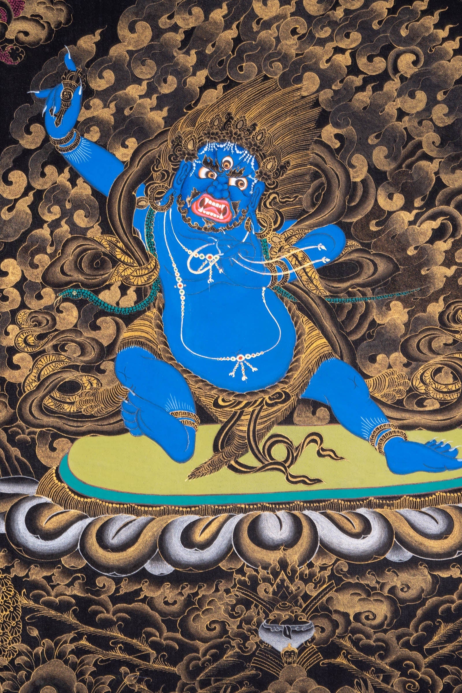 Vajrapani Buddhist Thangka Painting - Lucky Thanka