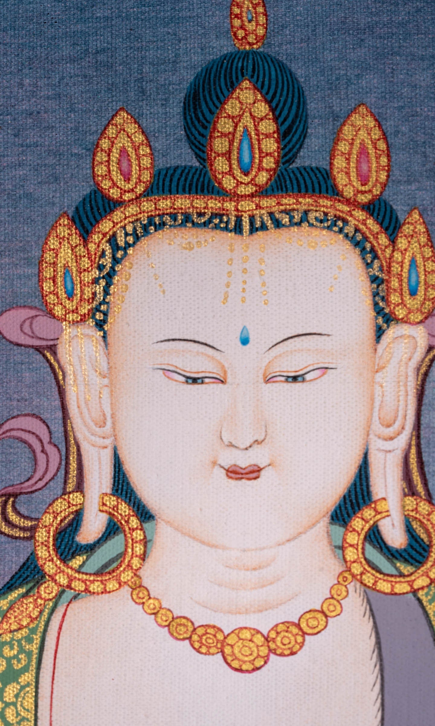 Chengresi Bodhisattva thangka painting - Lucky Thanka