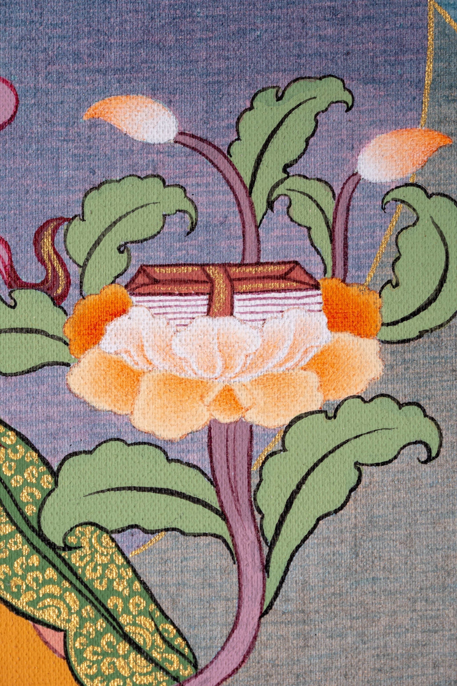 Manjushri Thangka Painting - Lucky Thanka