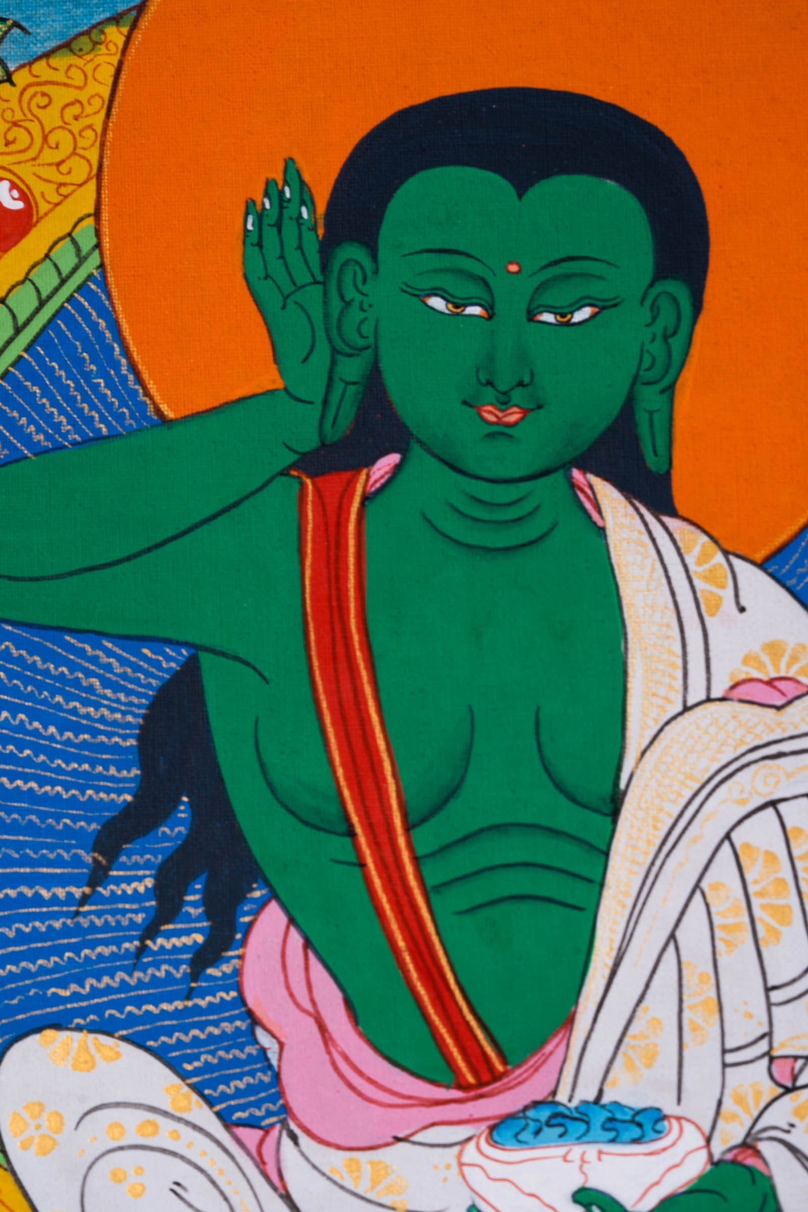Milarepa Thangka Art - Lucky Thanka