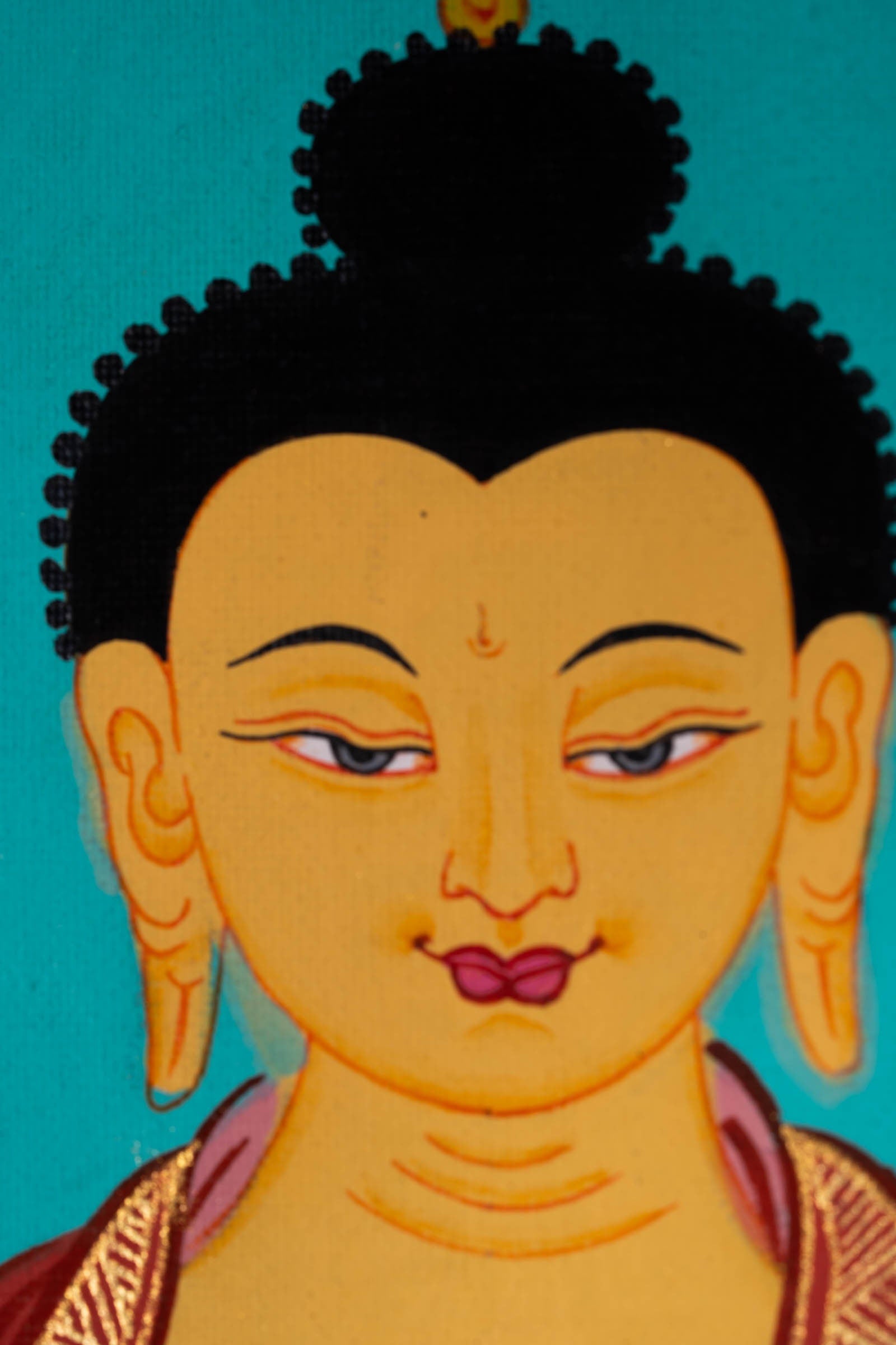 Shakyamuni Buddha Thangka Painting - Lucky Thanka