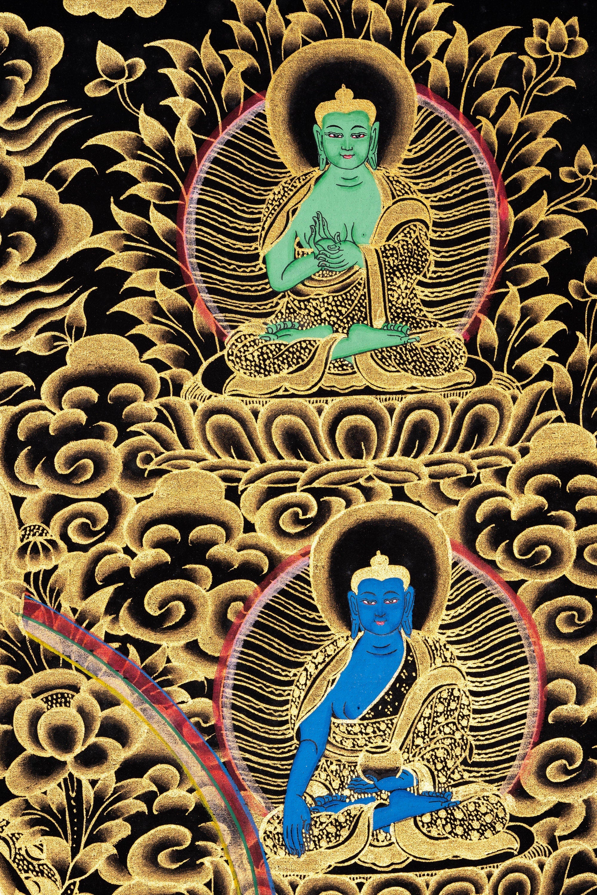 White Tara Thangka Painting - Lucky Thanka
