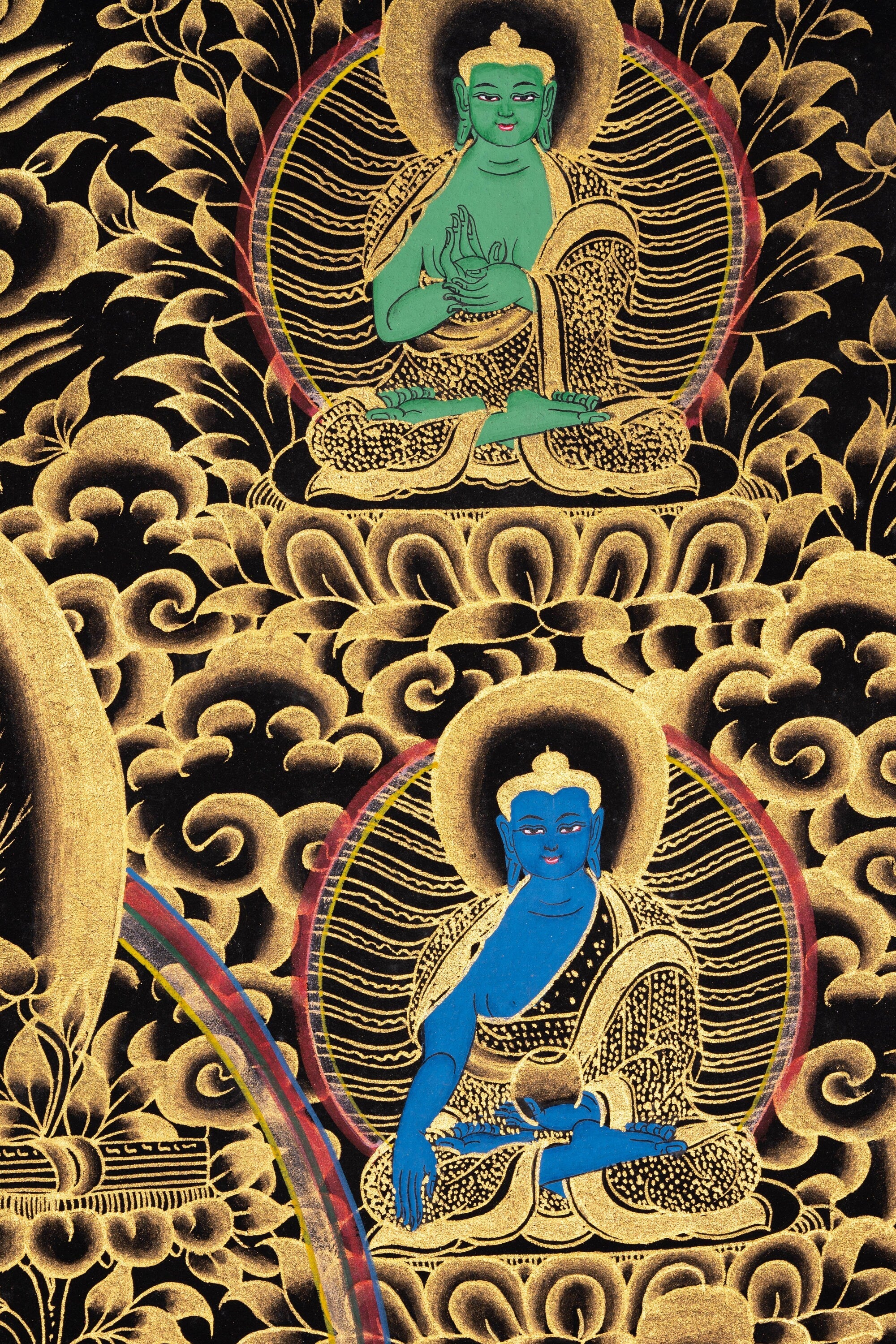 Manjushri Thangka Painting - Lucky Thanka