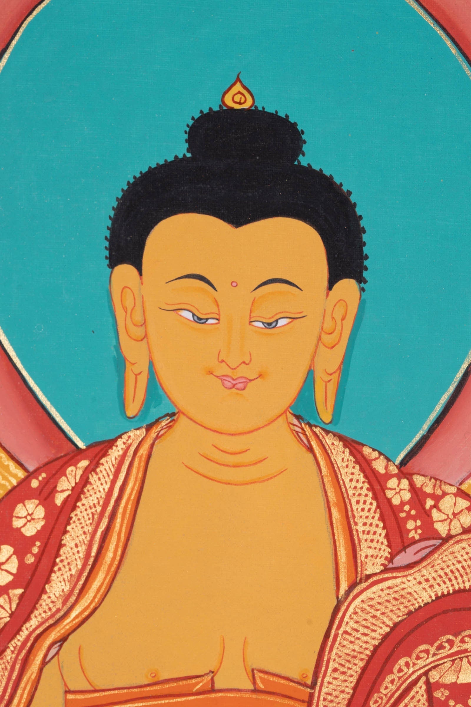 Shakyamuni Buddha Thangka Painting - Lucky Thanka
