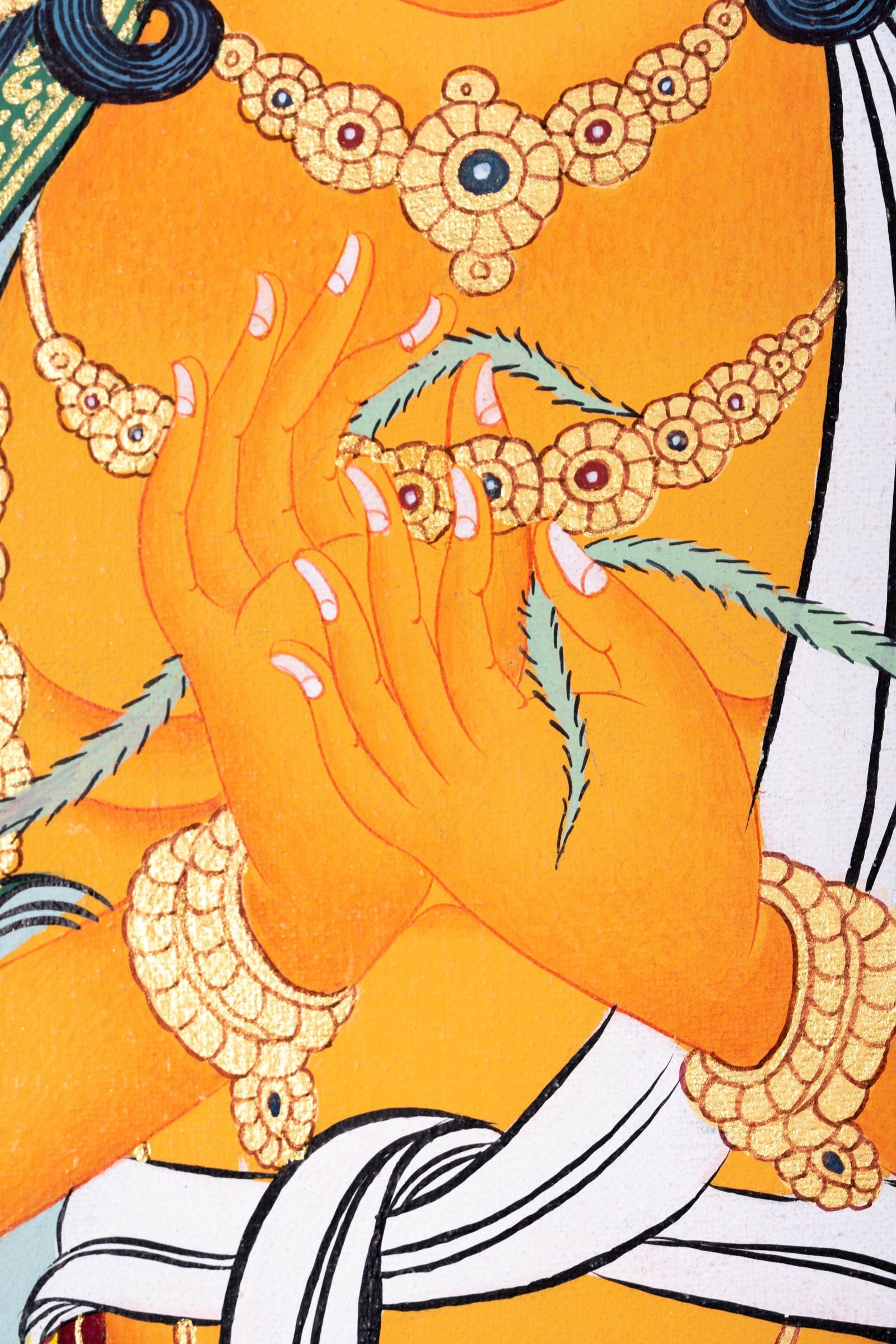 Maitreya Buddha Thangka Art - Lucky Thanka