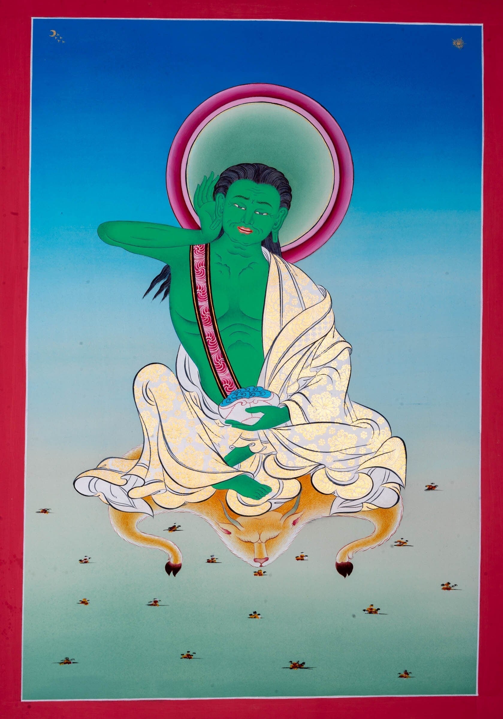 Milarepa Thangka Painting - Lucky Thanka