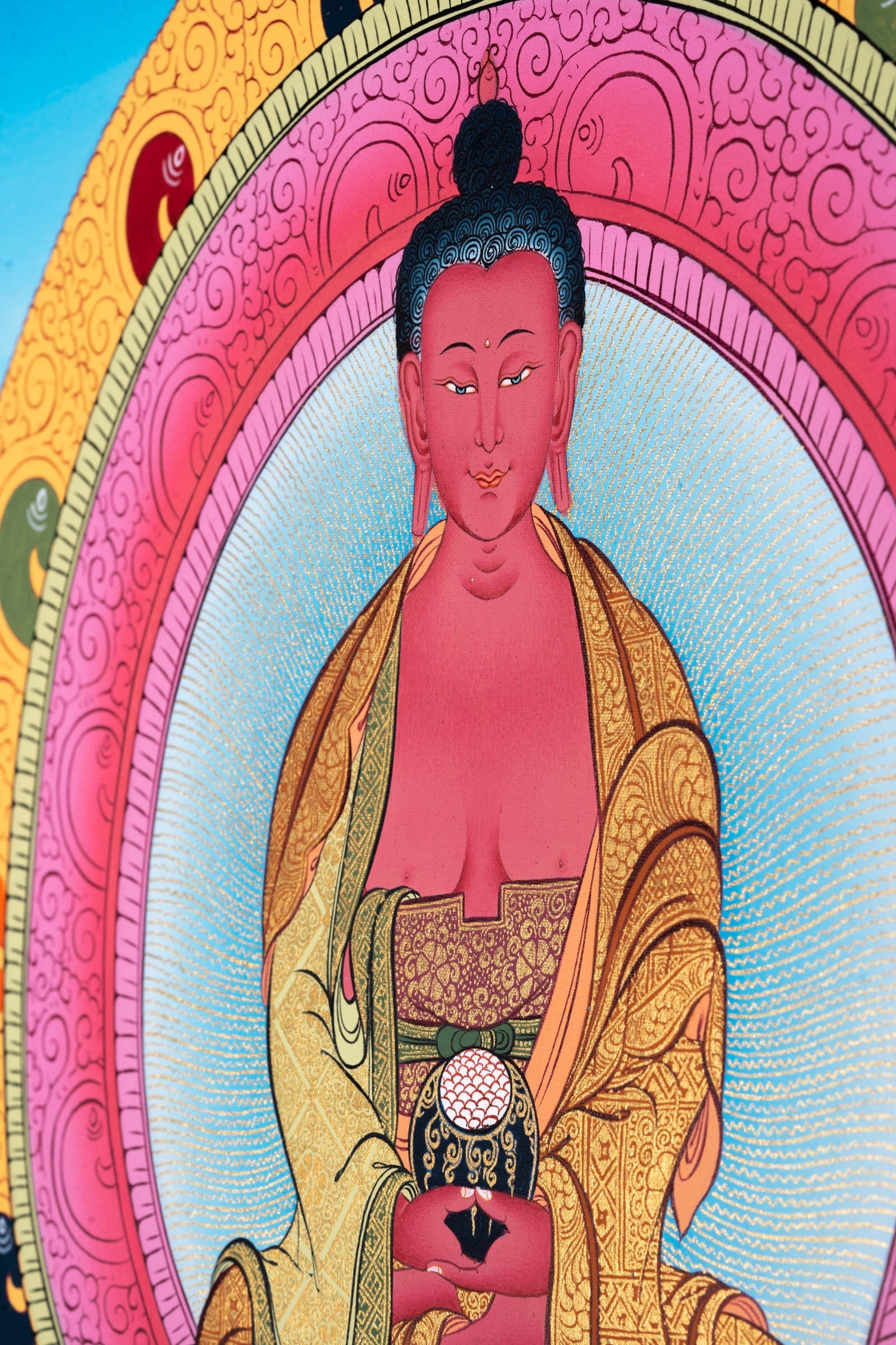 Amitabha Buddha Thangka Painting - Lucky Thanka