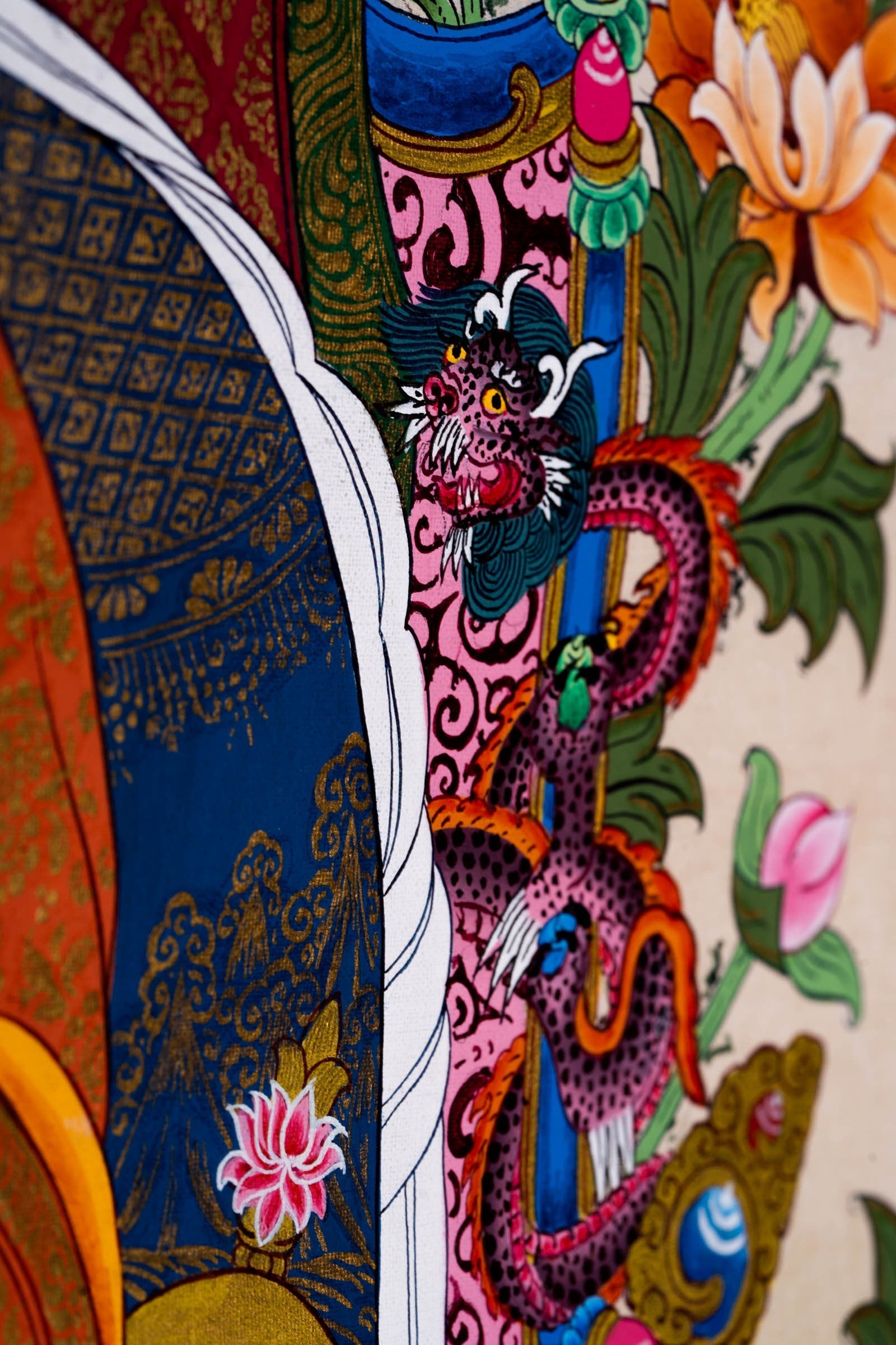 Atisha Thangka Painting - Lucky Thanka