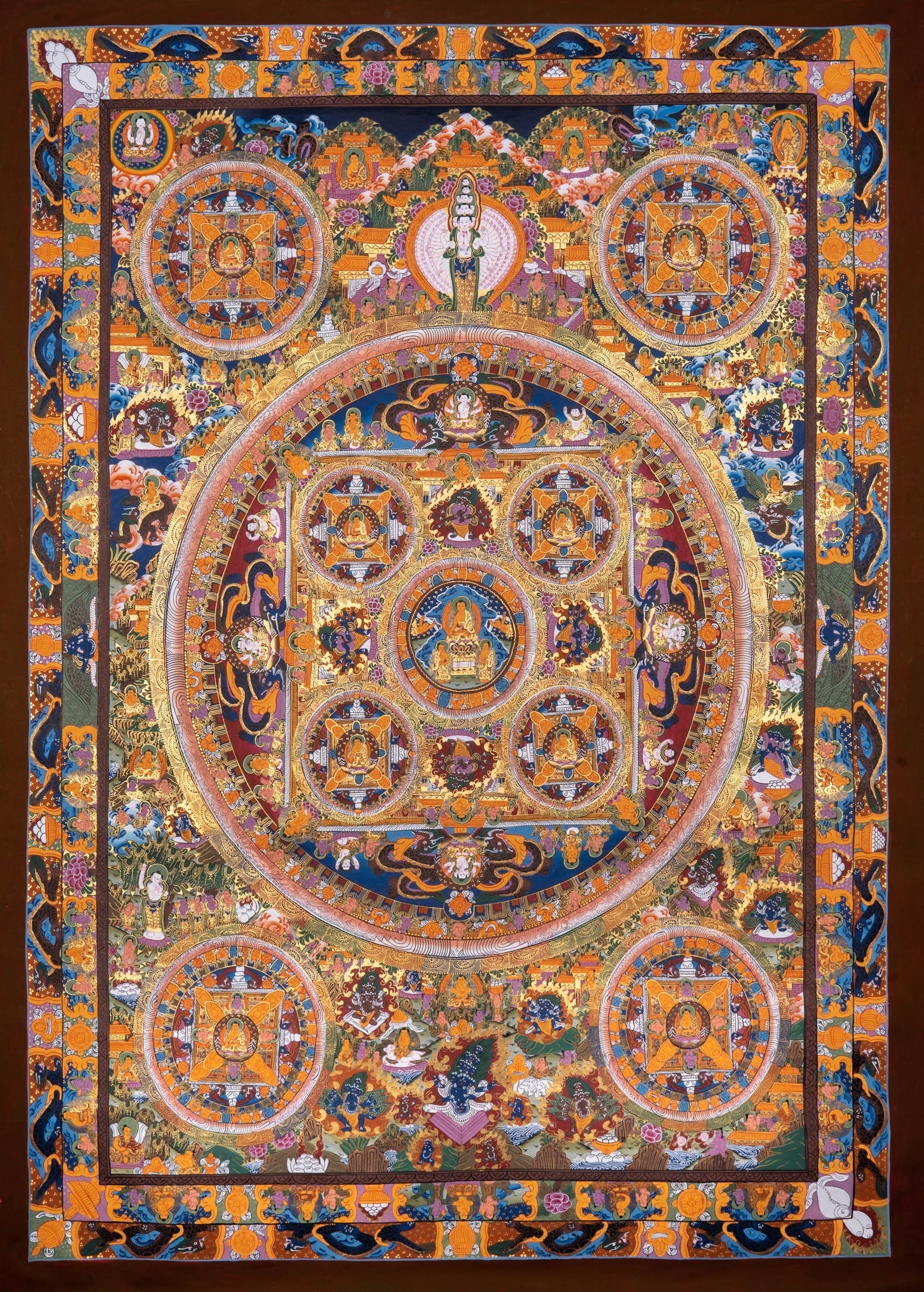 Buddha Mandala Thangka Painting - Lucky Thanka