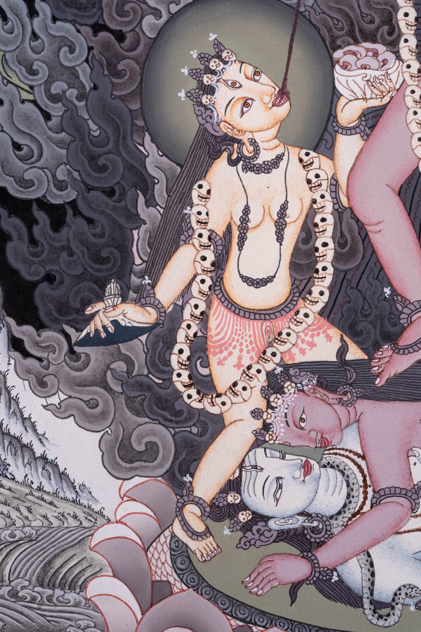 Daikini Thangka Painting - Lucky Thanka