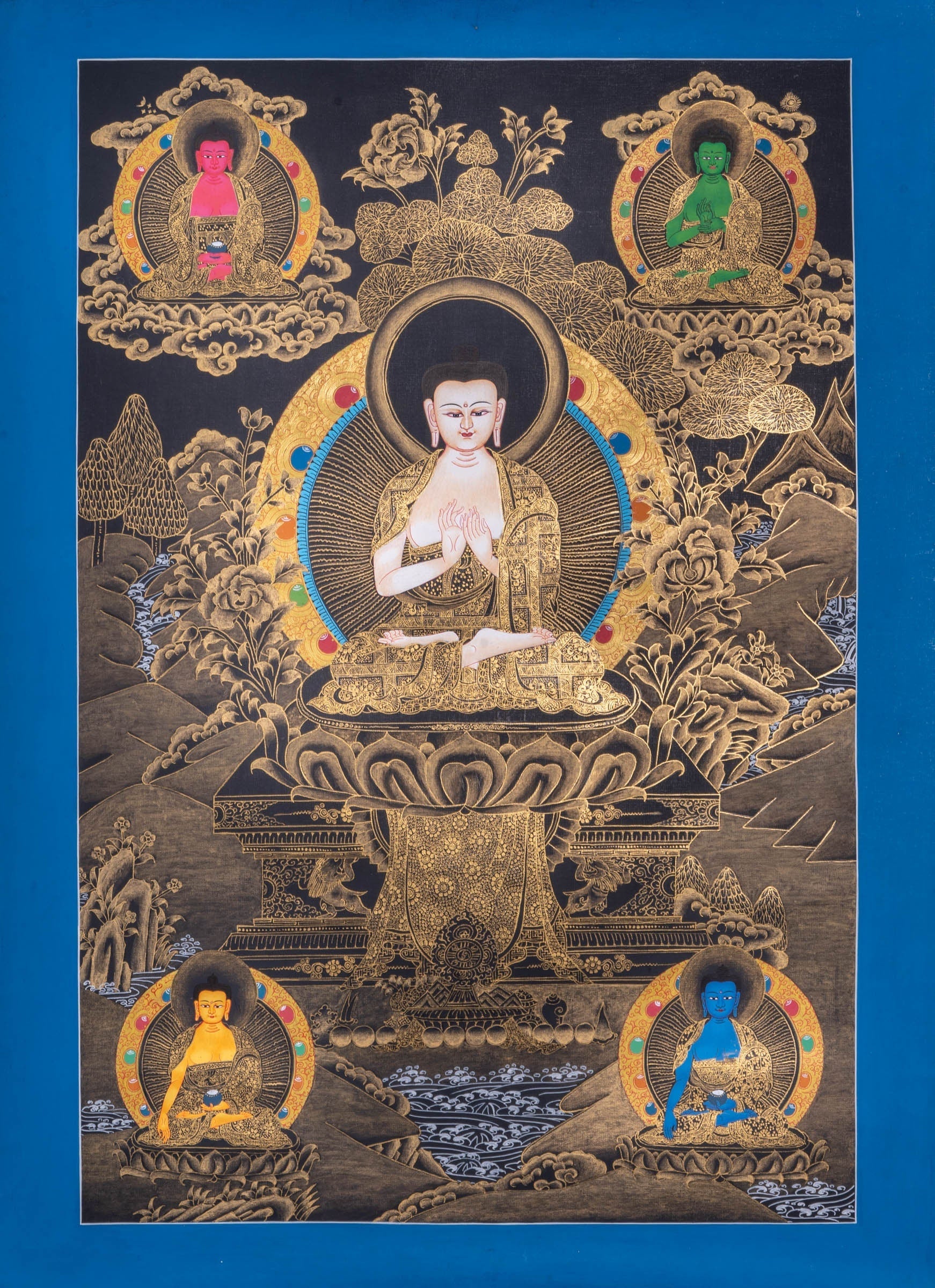Vairocana Thangka Painting - Lucky Thanka