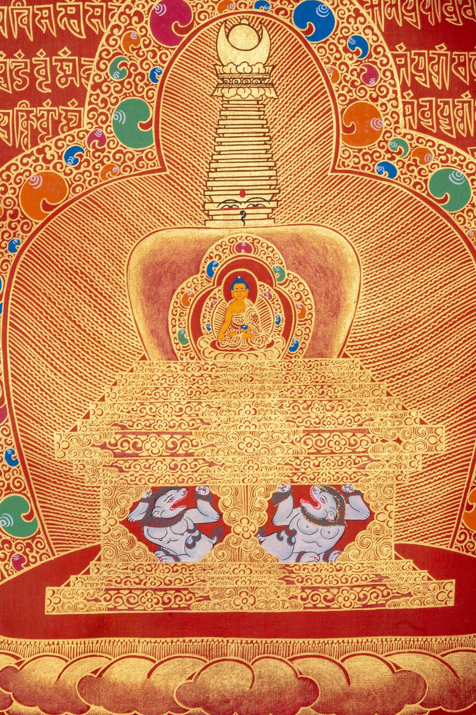 Chorten Stupa - Lucky Thanka