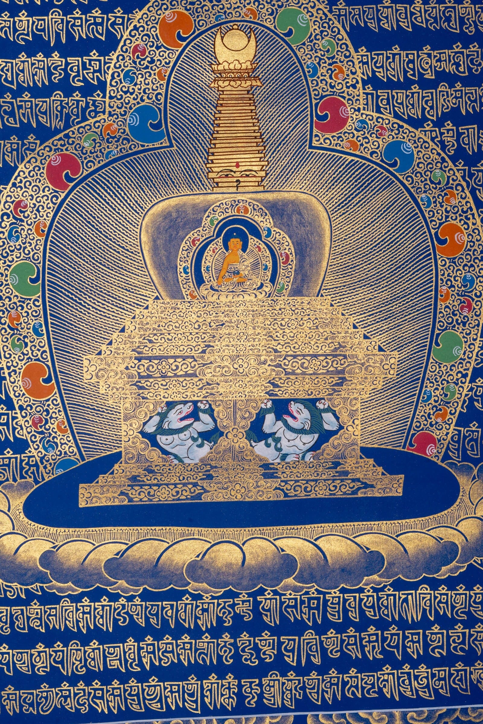 Chorten Stupa - Lucky Thanka
