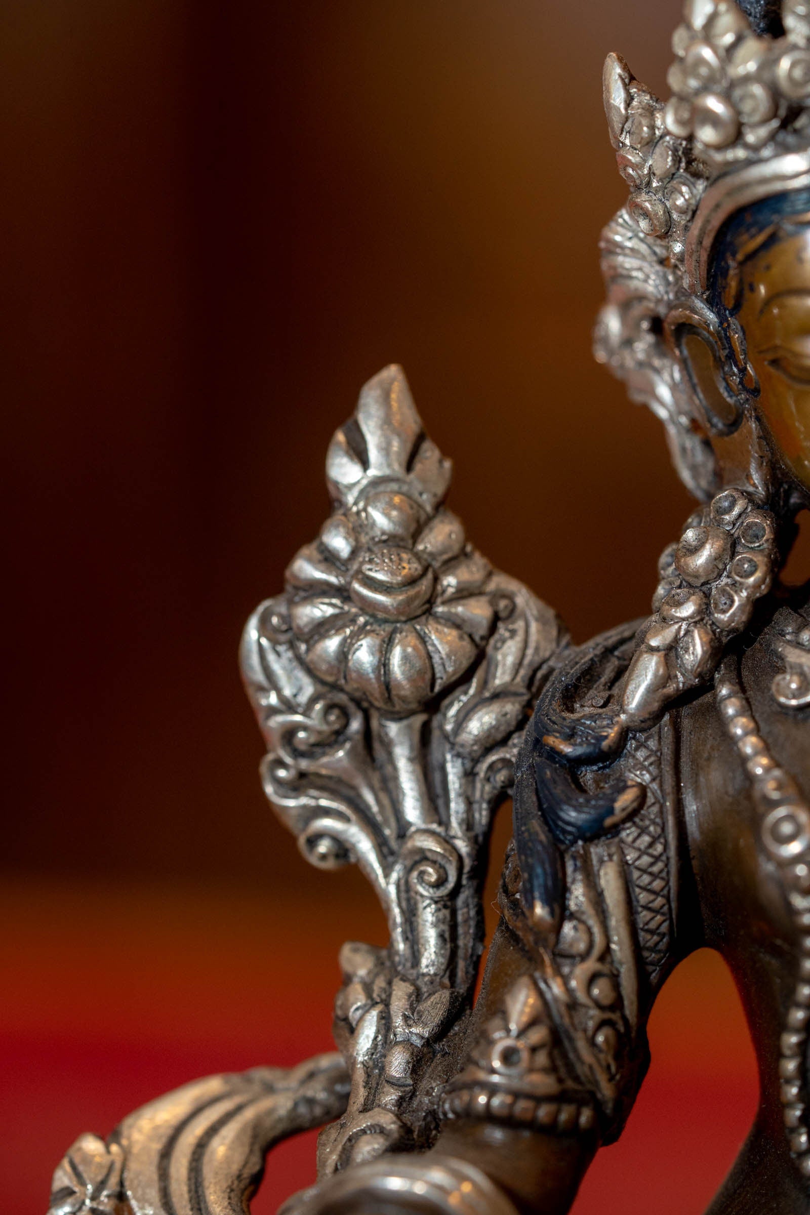 Handmade Statue of Green Tara - Lucky Thanka