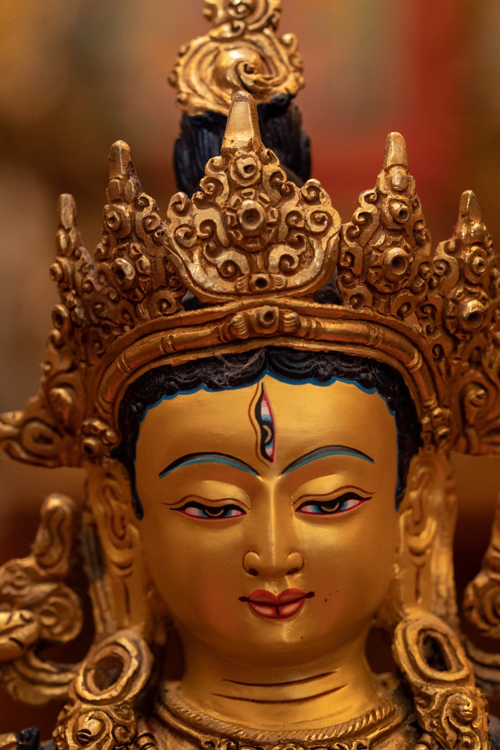 White Tara Silver Plated Statue ( Arya Statue) - Lucky Thanka