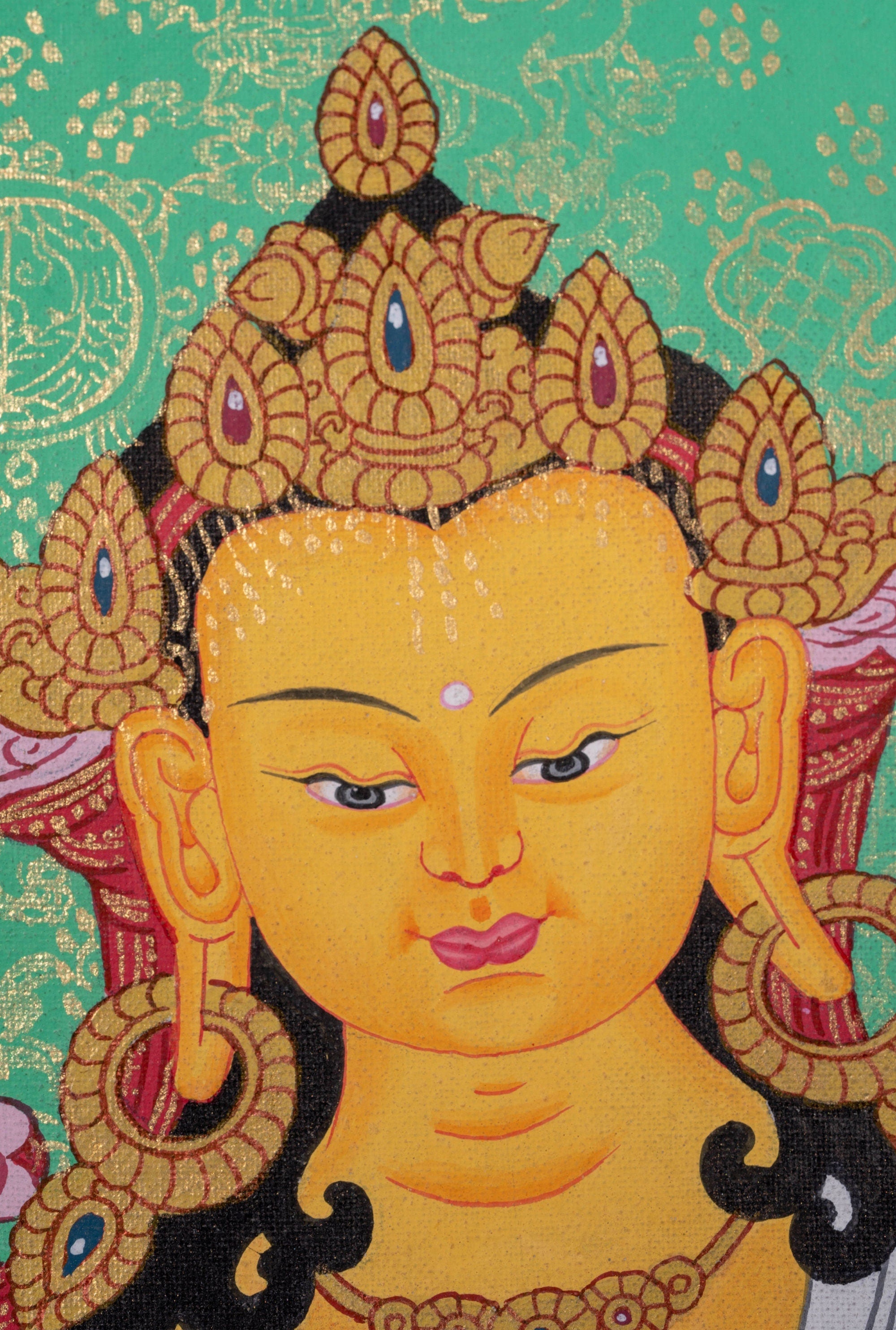 High quality Maitreya Buddha - Lucky Thanka
