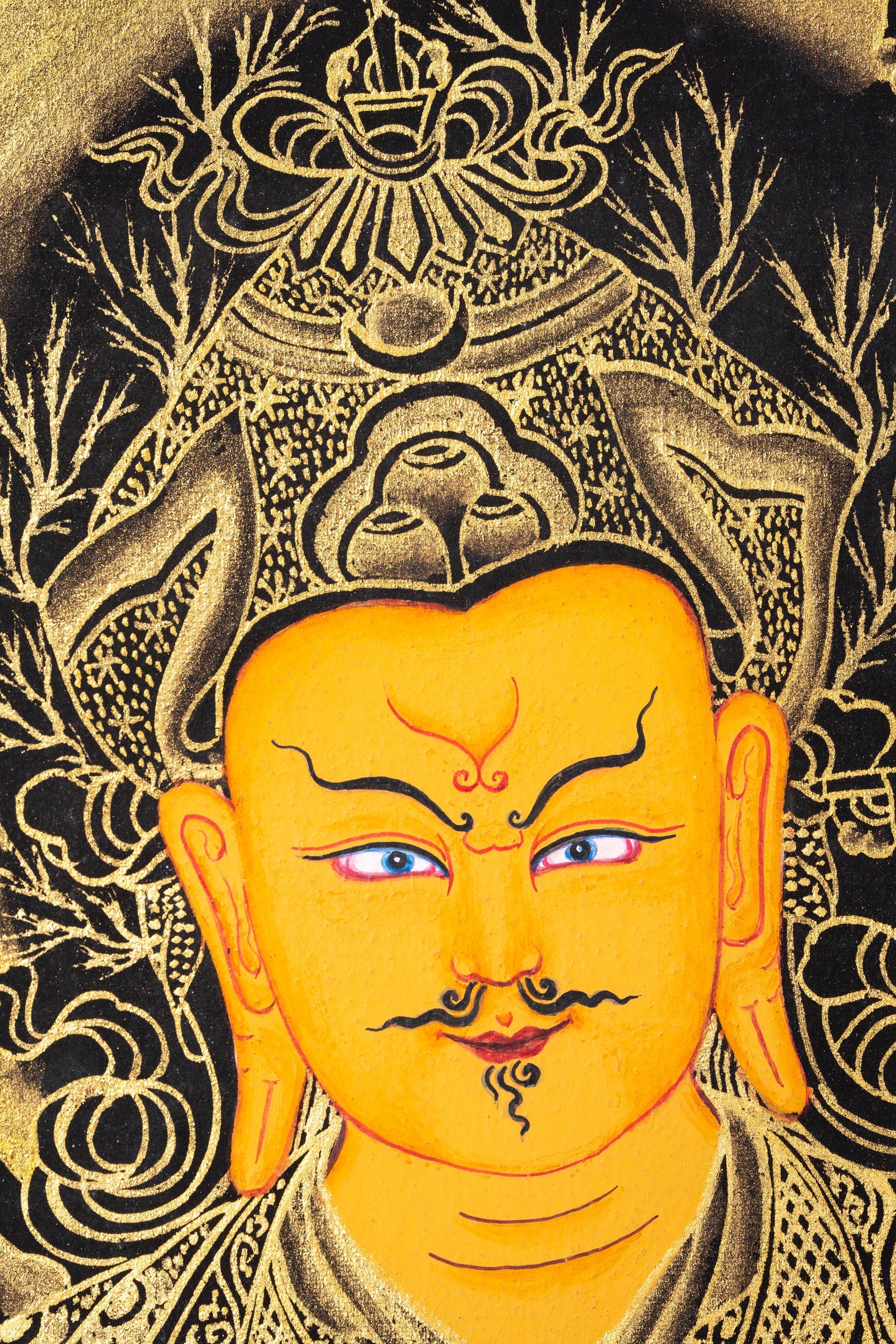 Guru Rinpoche Thangka Painting - Lucky Thanka