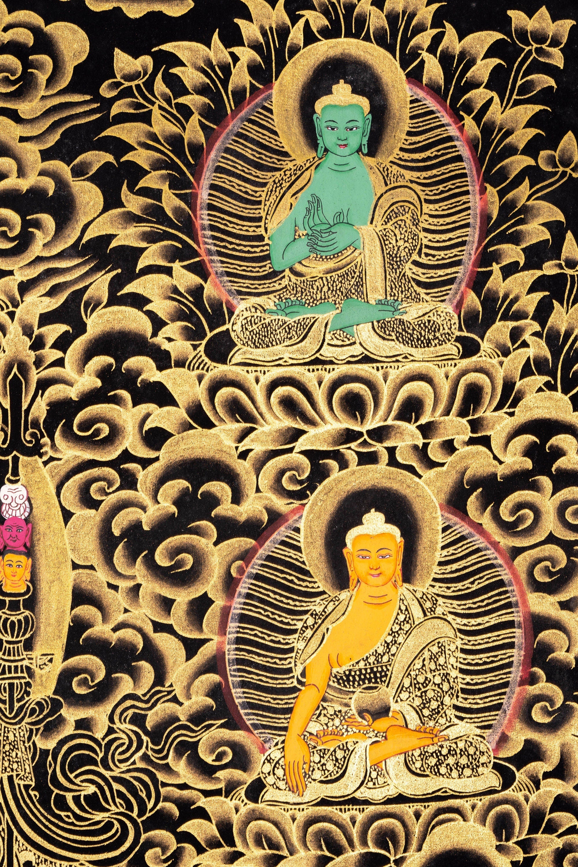 Guru Rinpoche Thangka Painting - Lucky Thanka