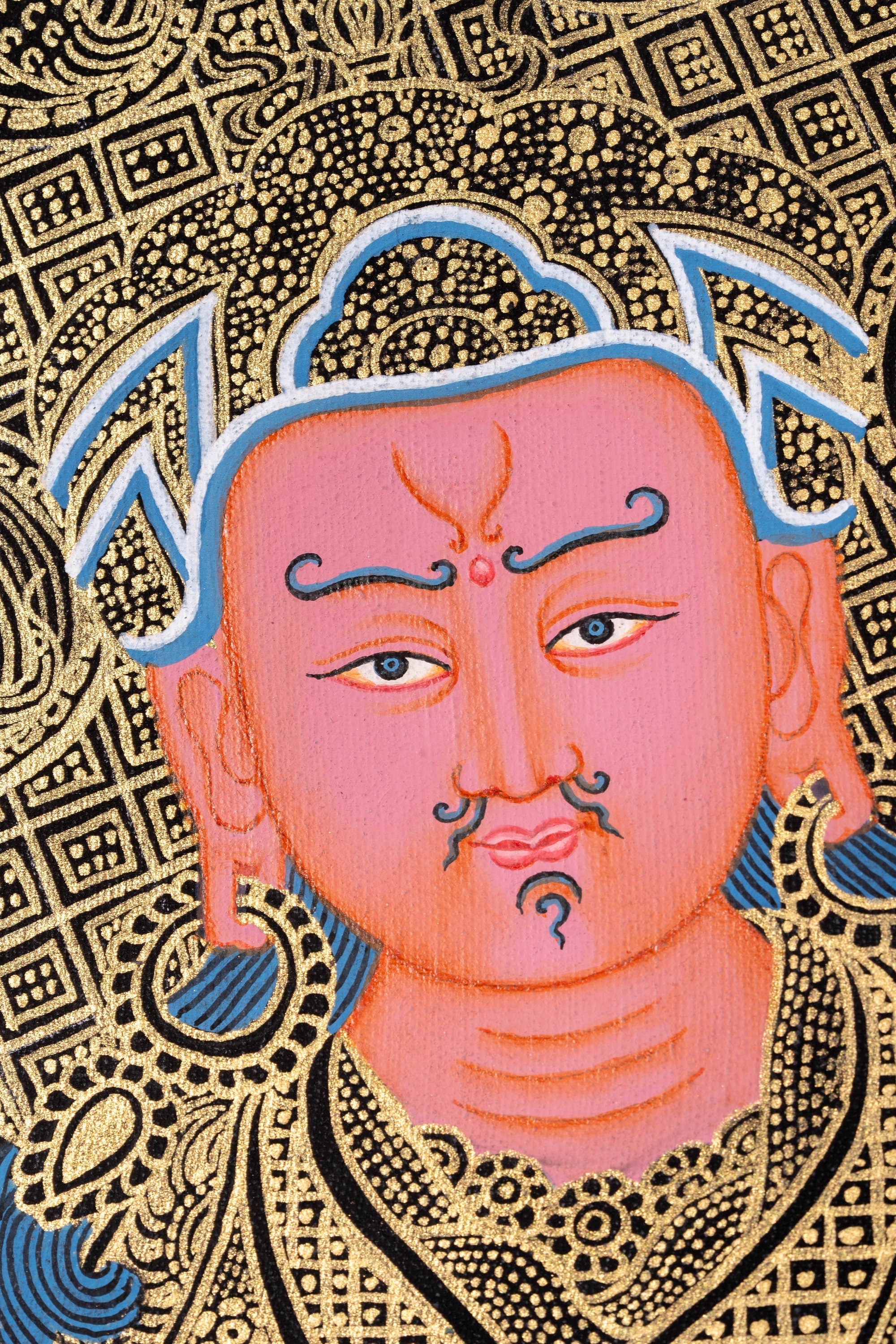 Guru Rinpoche Thangka Painting - Lucky Thanka