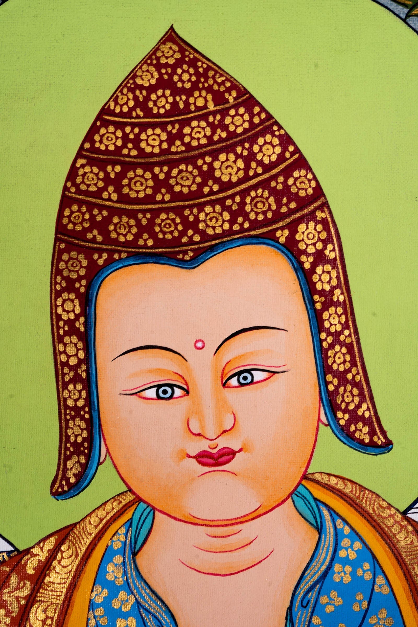 Atisha Thangka Painting - Lucky Thanka