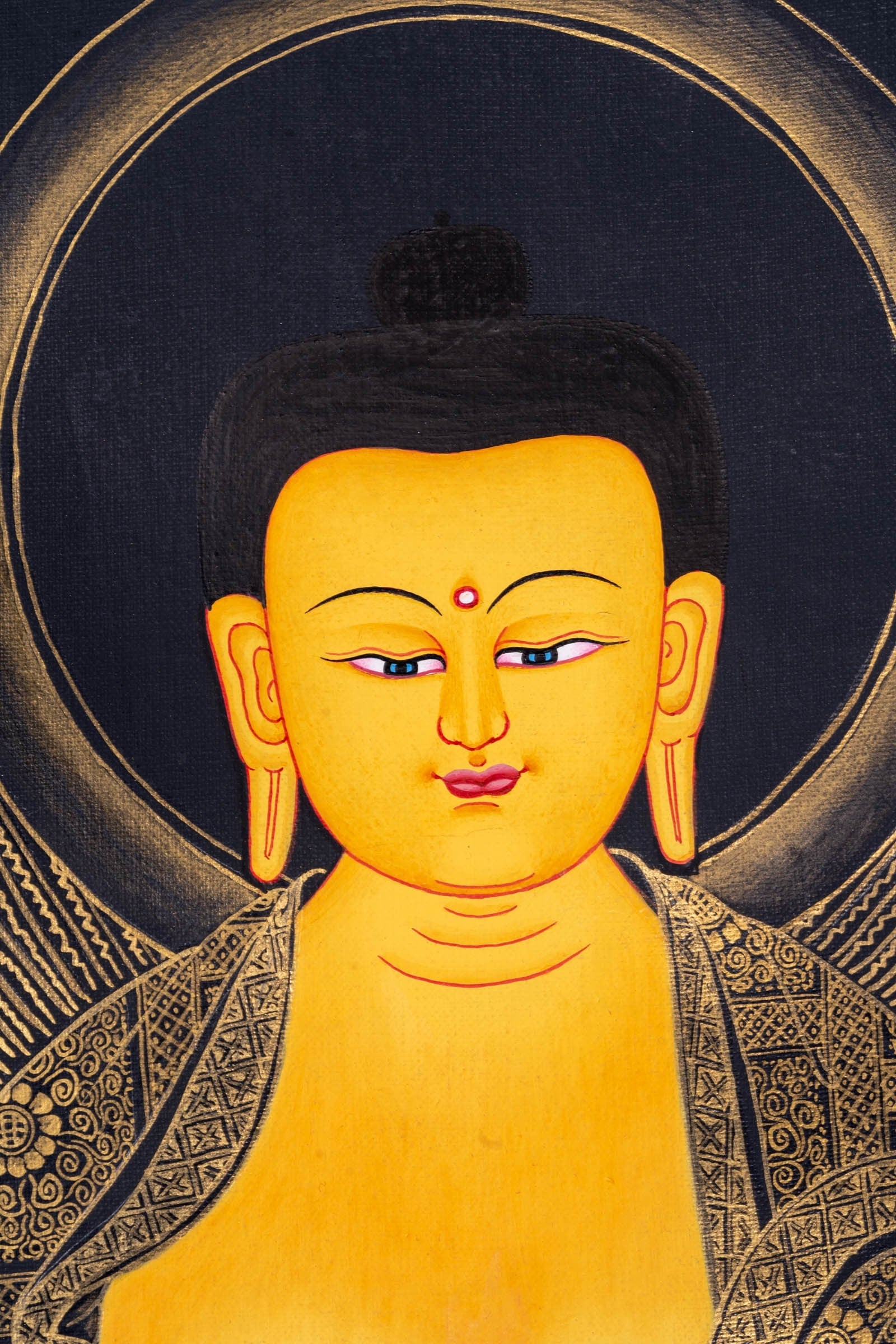 Thangka Painting - Shakyamuni Buddha - Lucky Thanka