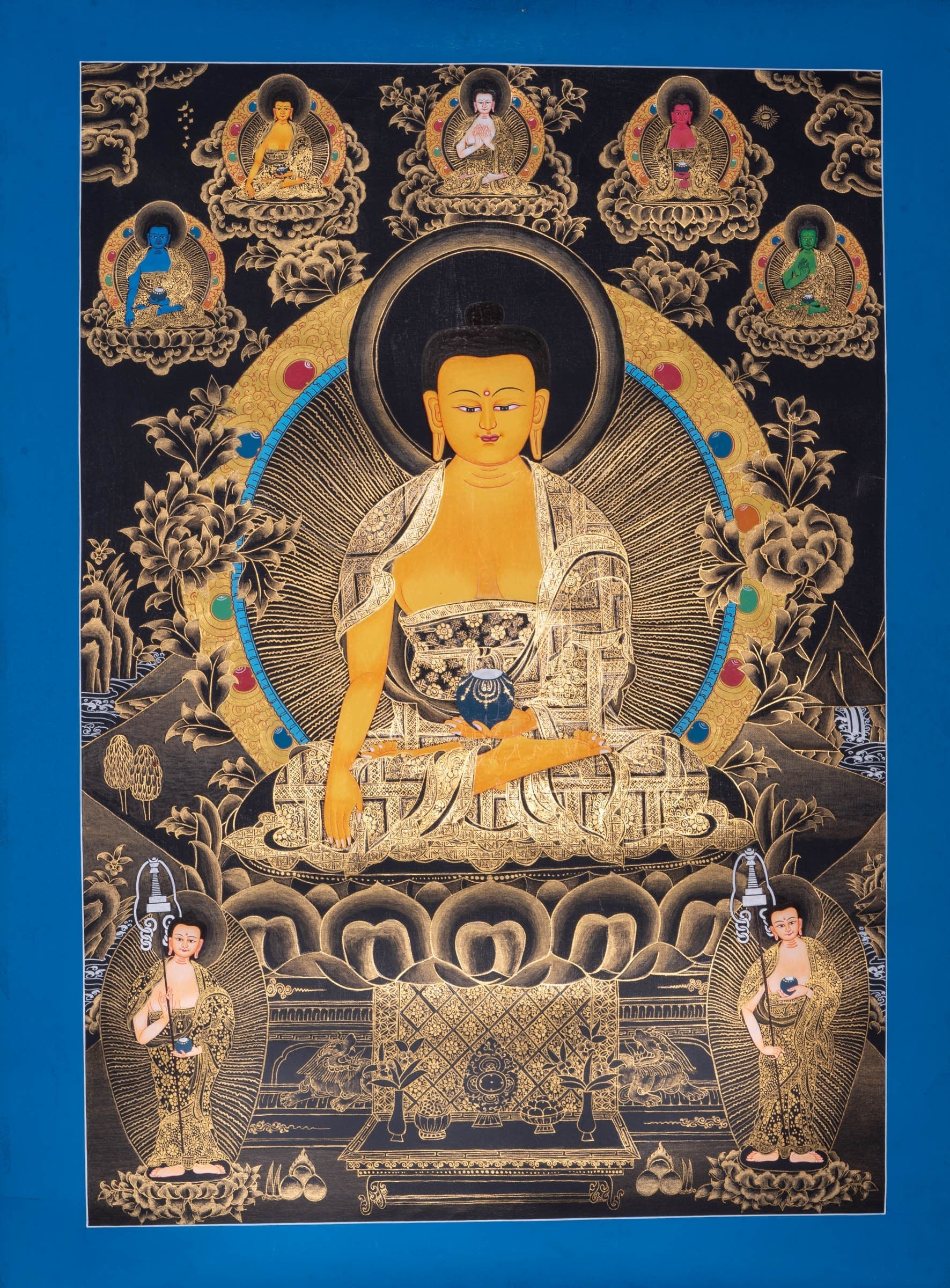 Thangka Painting - Shakyamuni Buddha - Lucky Thanka
